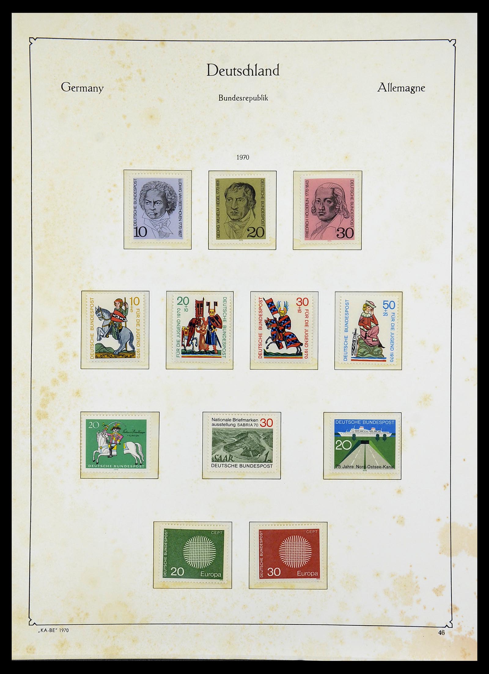 34707 058 - Postzegelverzameling 34707 Bundespost 1945-1975.