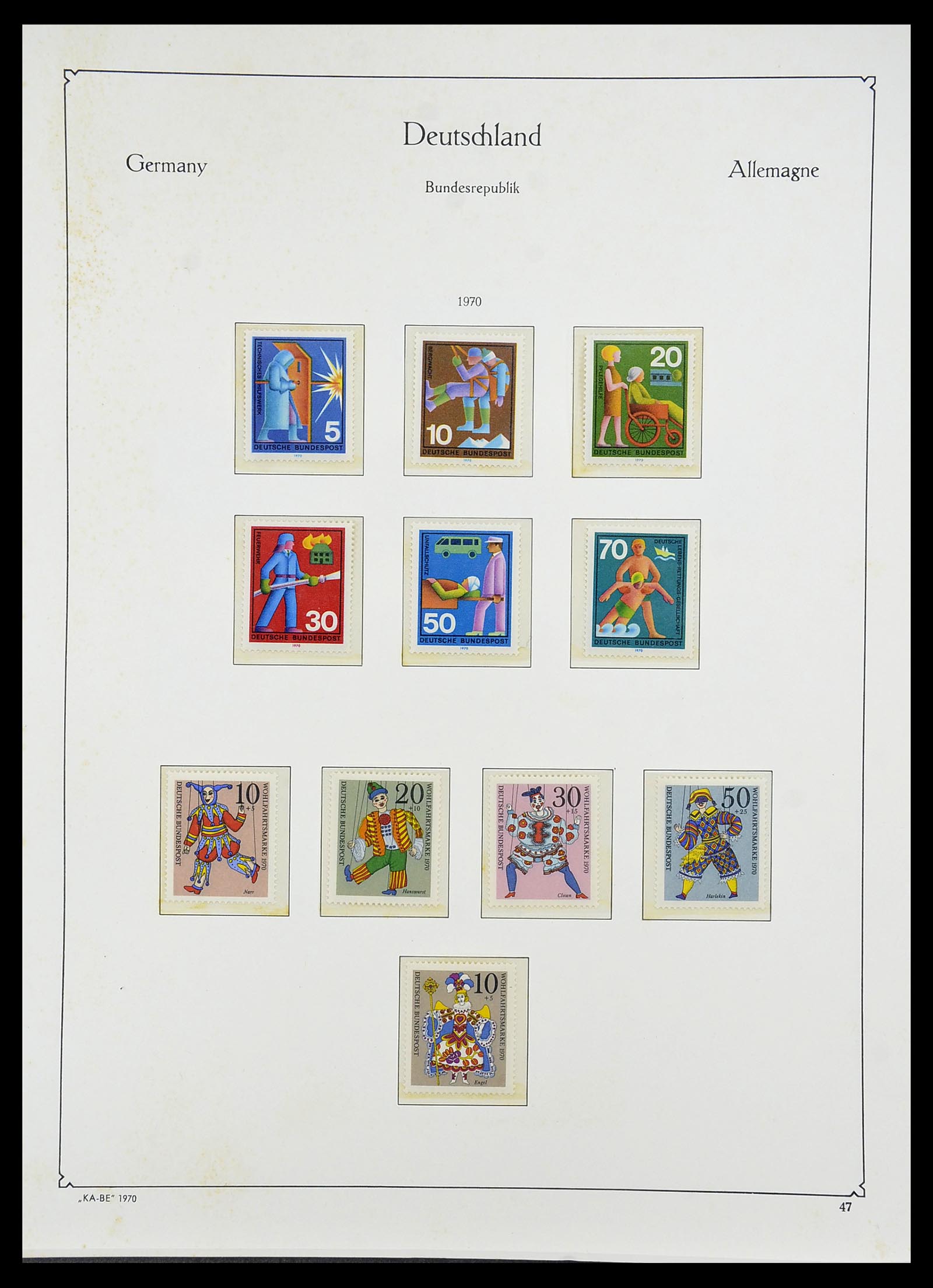 34707 059 - Postzegelverzameling 34707 Bundespost 1945-1975.