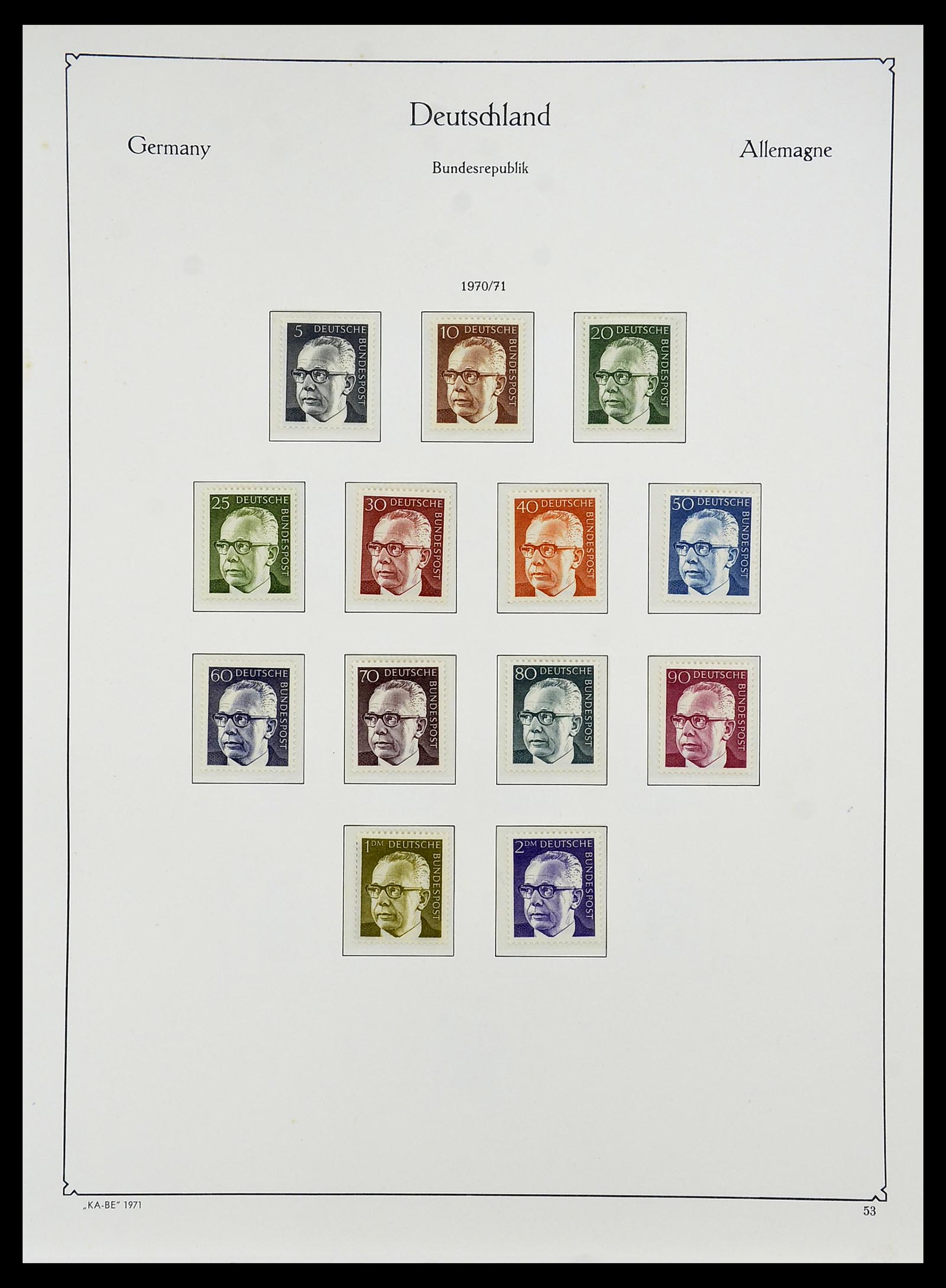 34707 066 - Stamp Collection 34707 Bundespost 1945-1975.