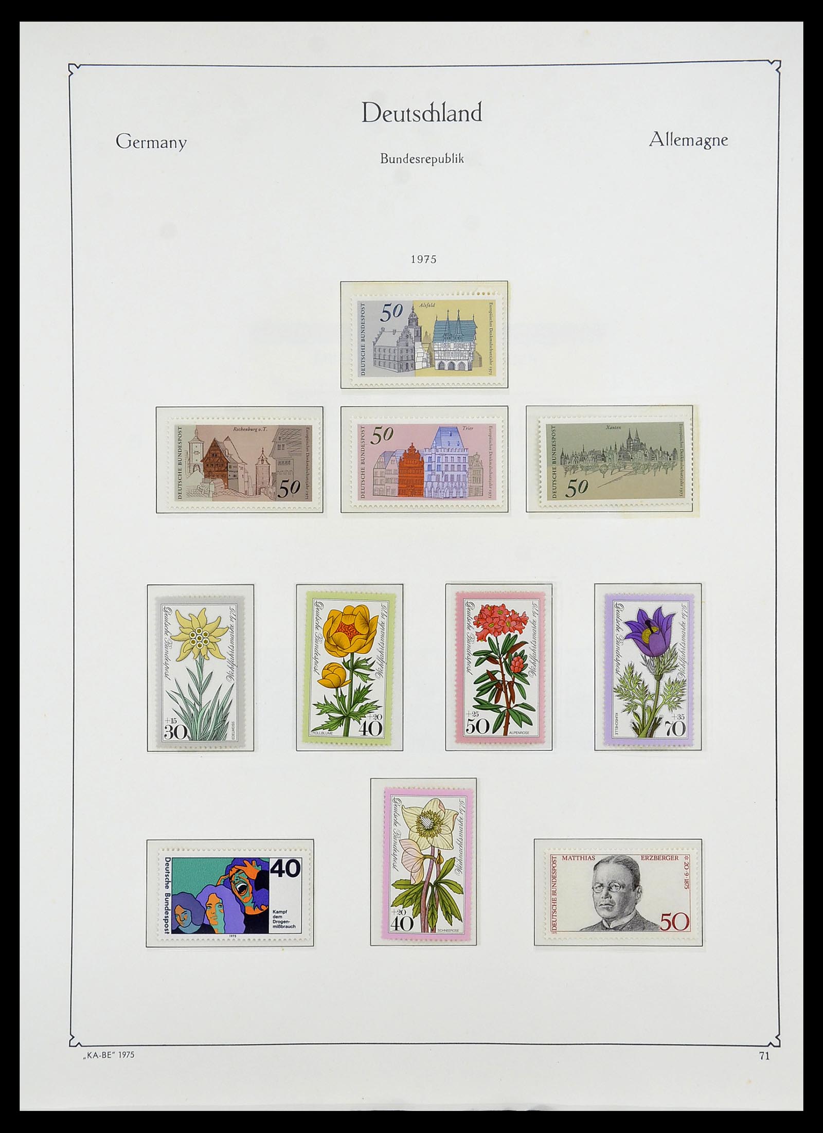 34707 086 - Postzegelverzameling 34707 Bundespost 1945-1975.