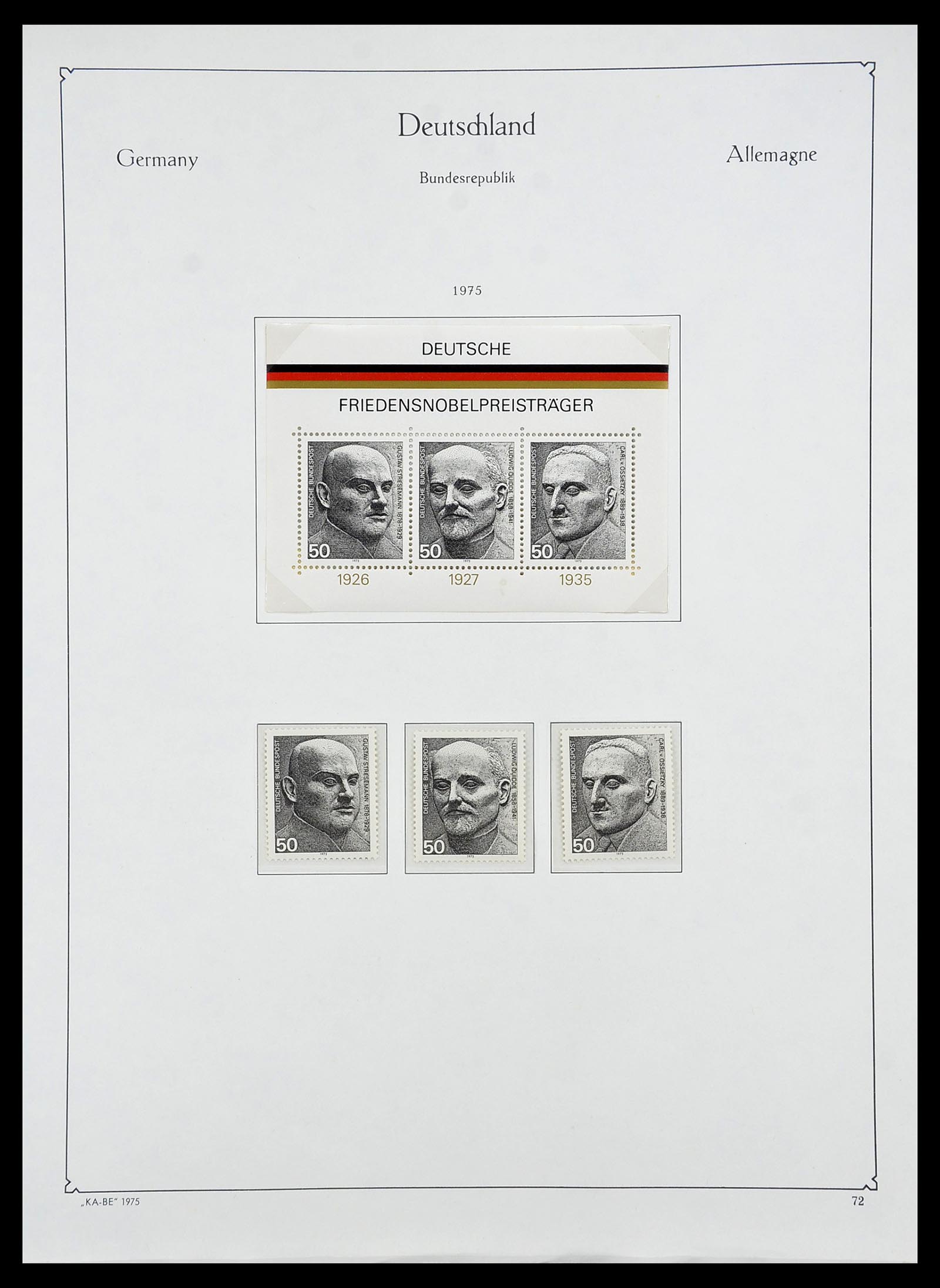 34707 087 - Postzegelverzameling 34707 Bundespost 1945-1975.