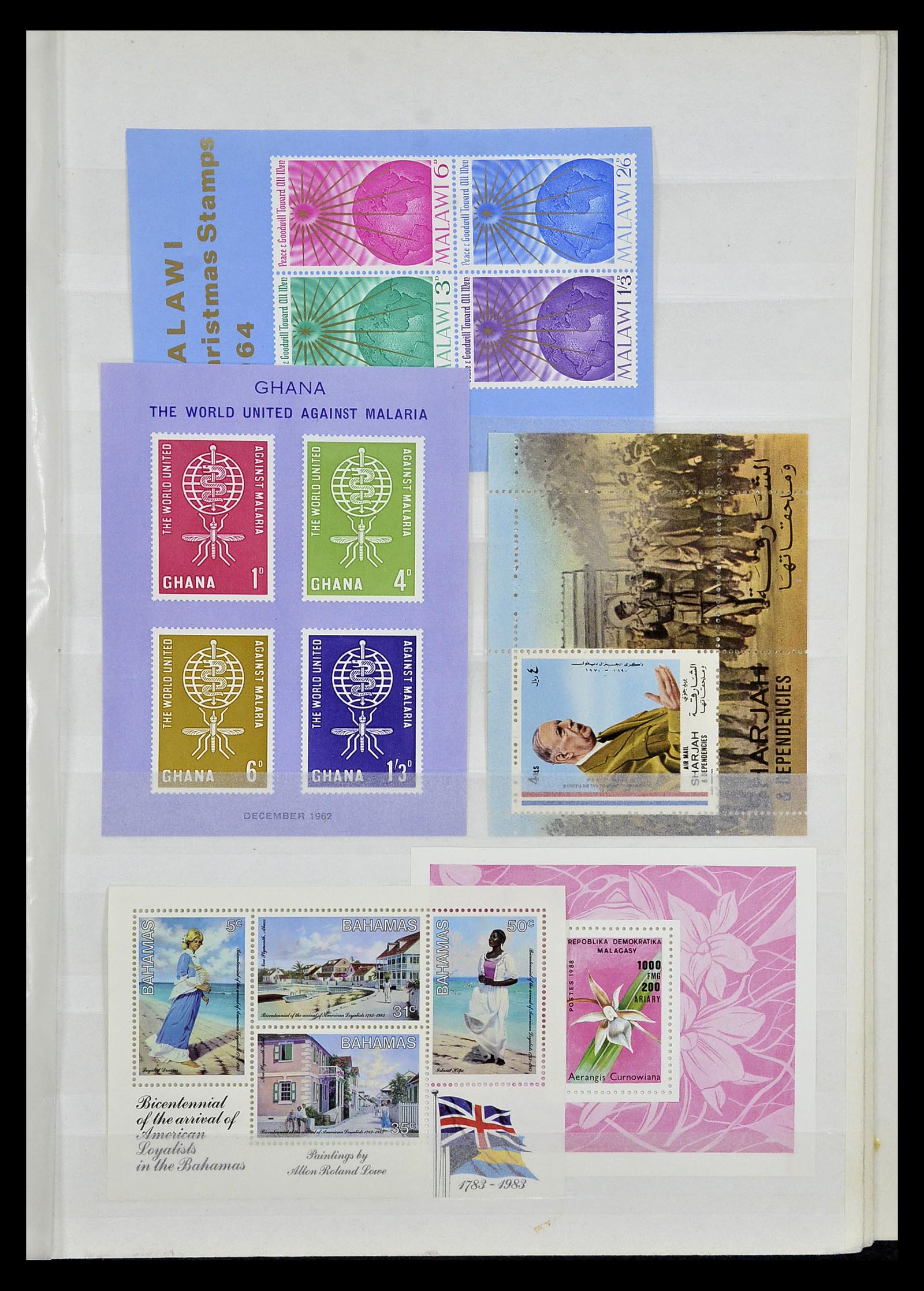 34709 009 - Postzegelverzameling 34709 Wereld blokken 1938-2017!