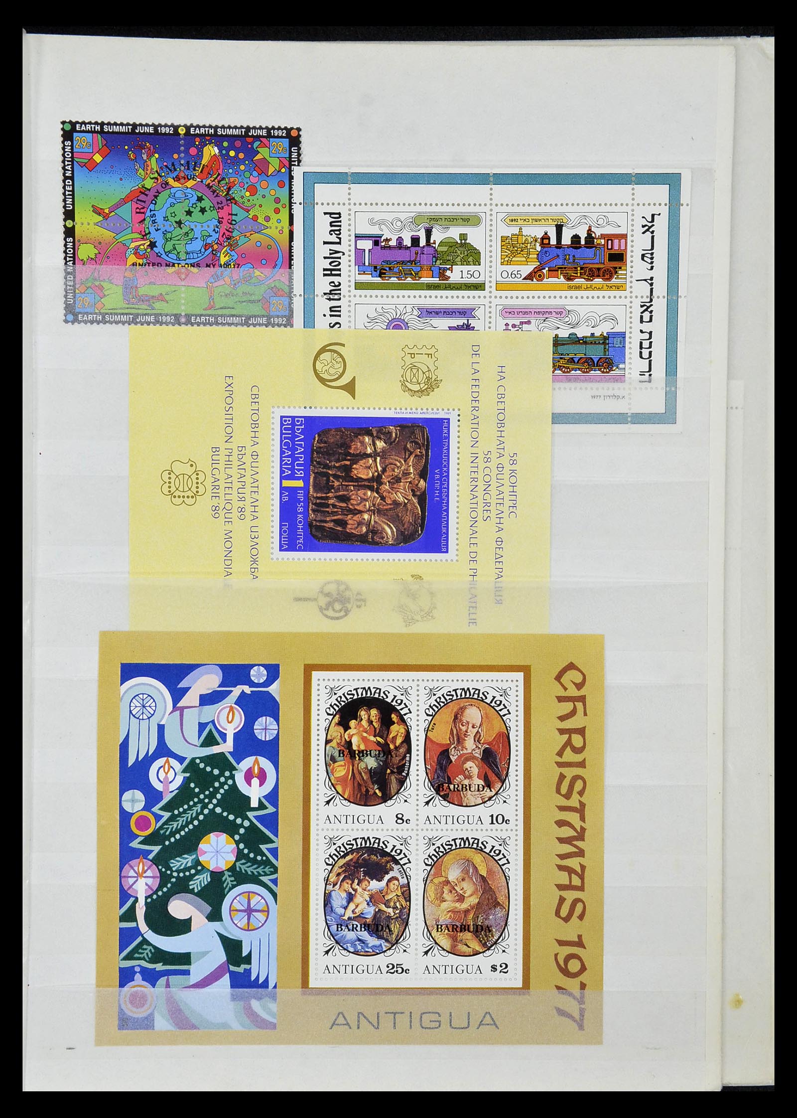 34709 011 - Stamp Collection 34709 World souvenir sheets 1938-2017!