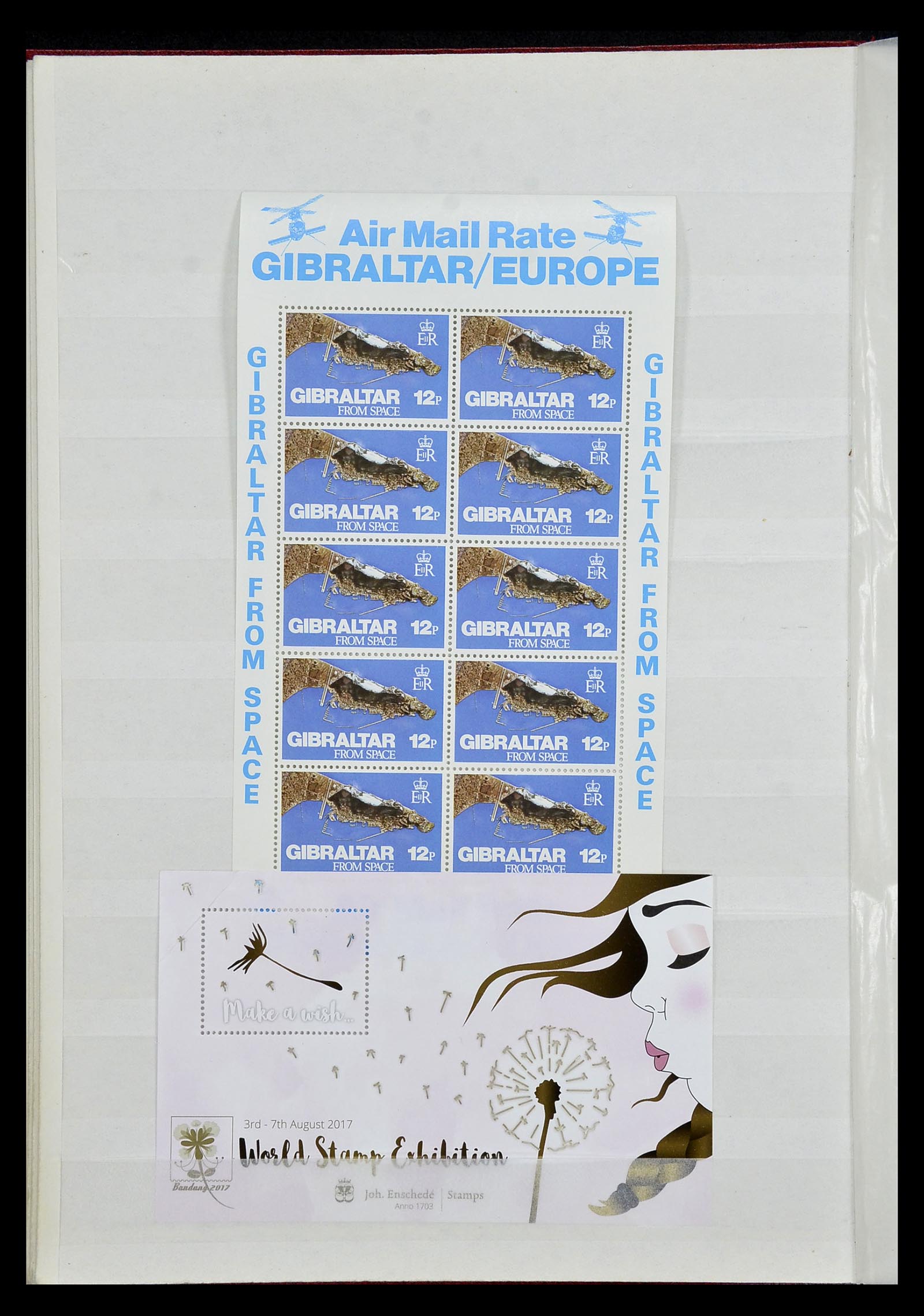 34709 012 - Stamp Collection 34709 World souvenir sheets 1938-2017!
