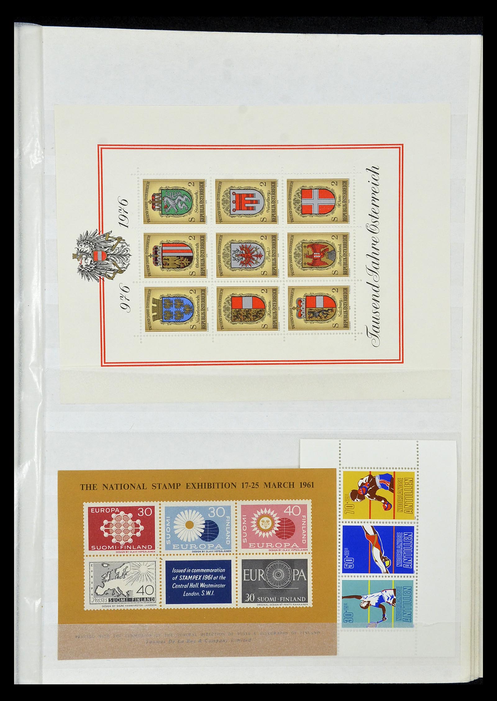 34709 017 - Stamp Collection 34709 World souvenir sheets 1938-2017!