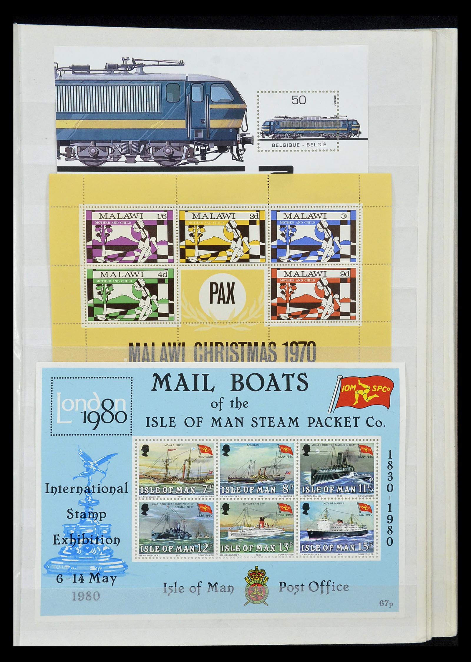 34709 019 - Stamp Collection 34709 World souvenir sheets 1938-2017!