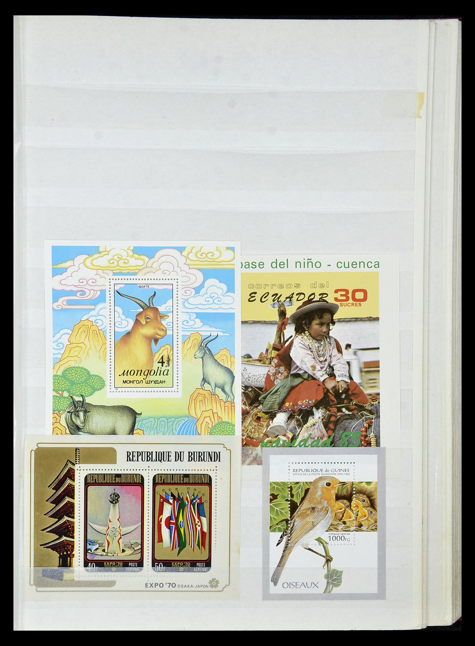 34709 029 - Stamp Collection 34709 World souvenir sheets 1938-2017!