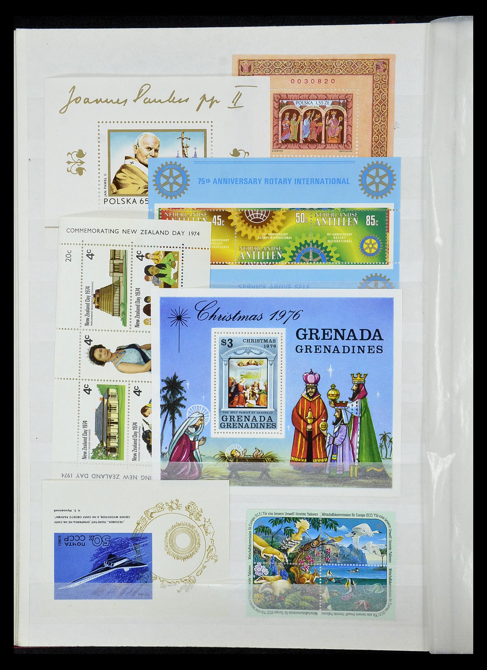 34709 030 - Stamp Collection 34709 World souvenir sheets 1938-2017!