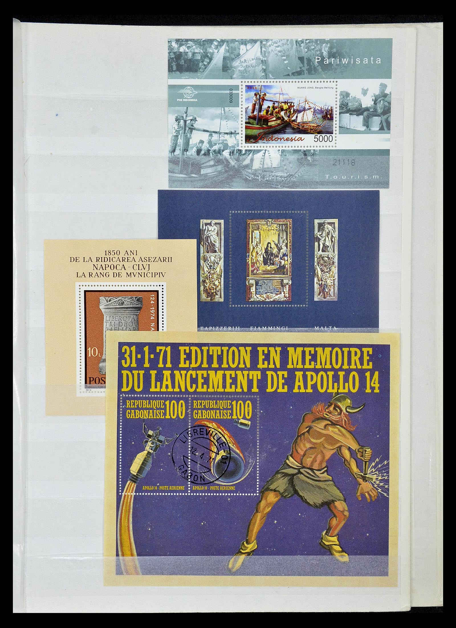 34709 031 - Postzegelverzameling 34709 Wereld blokken 1938-2017!
