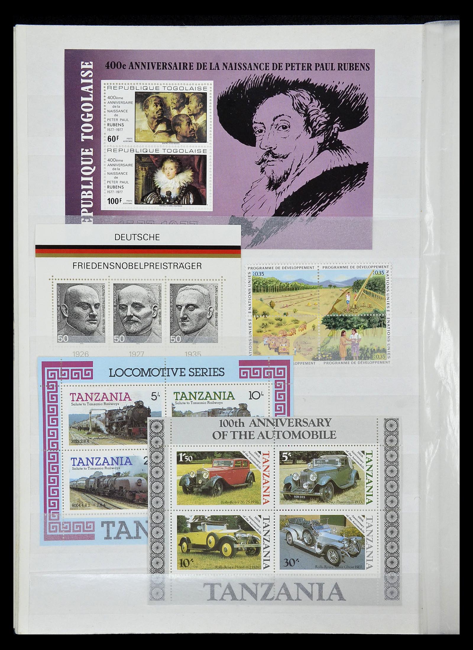 34709 036 - Postzegelverzameling 34709 Wereld blokken 1938-2017!