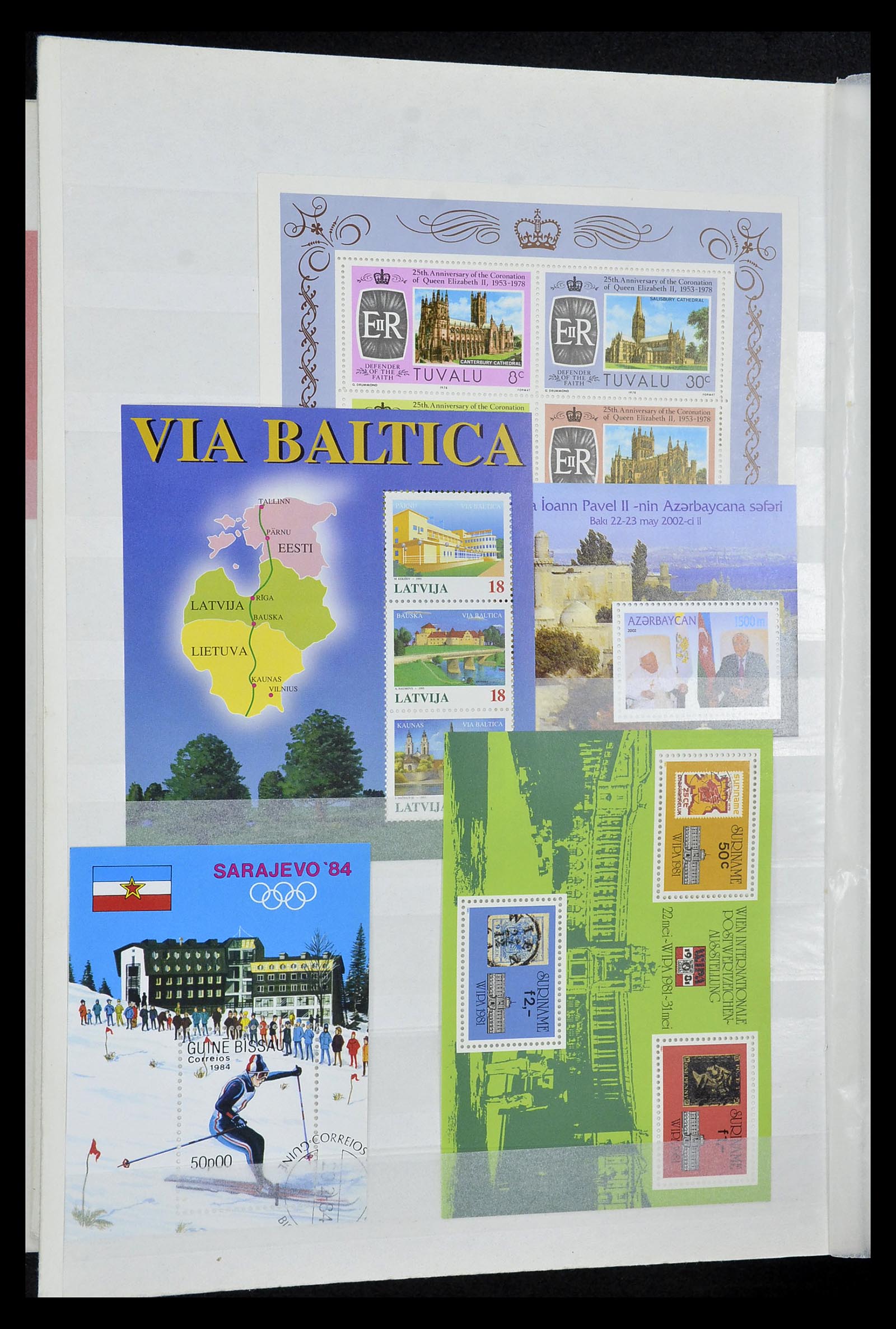 34709 048 - Postzegelverzameling 34709 Wereld blokken 1938-2017!