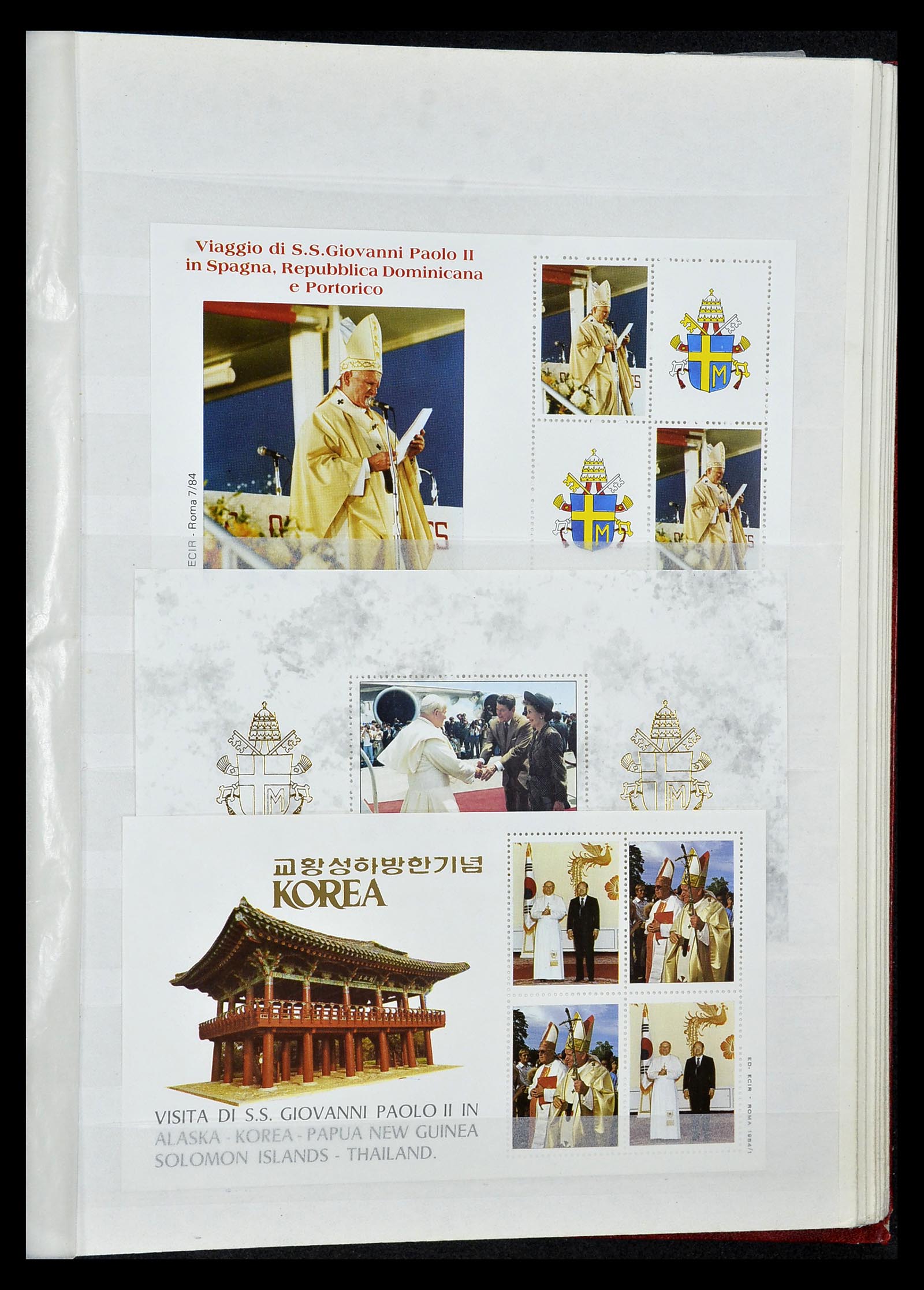 34709 051 - Postzegelverzameling 34709 Wereld blokken 1938-2017!