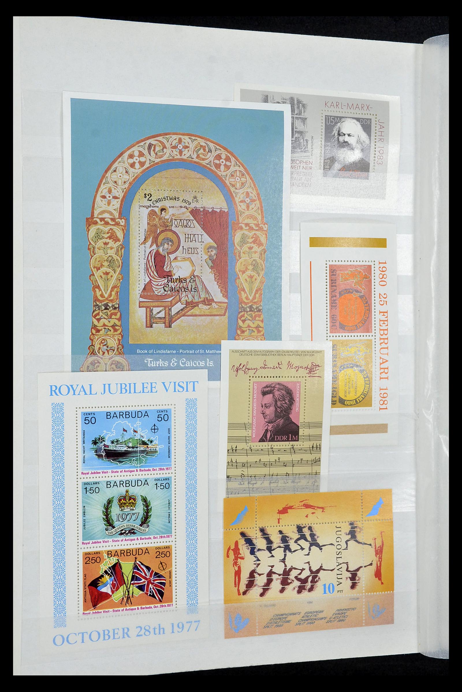 34709 052 - Postzegelverzameling 34709 Wereld blokken 1938-2017!