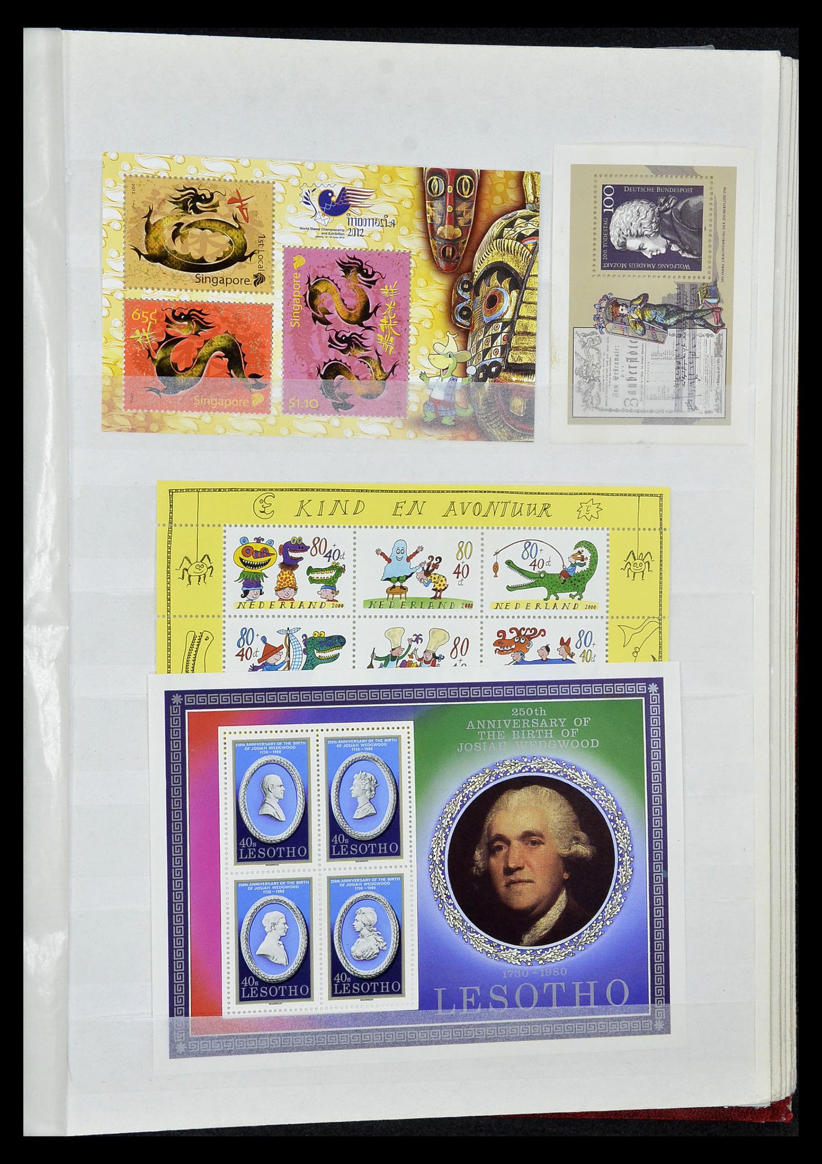 34709 053 - Postzegelverzameling 34709 Wereld blokken 1938-2017!