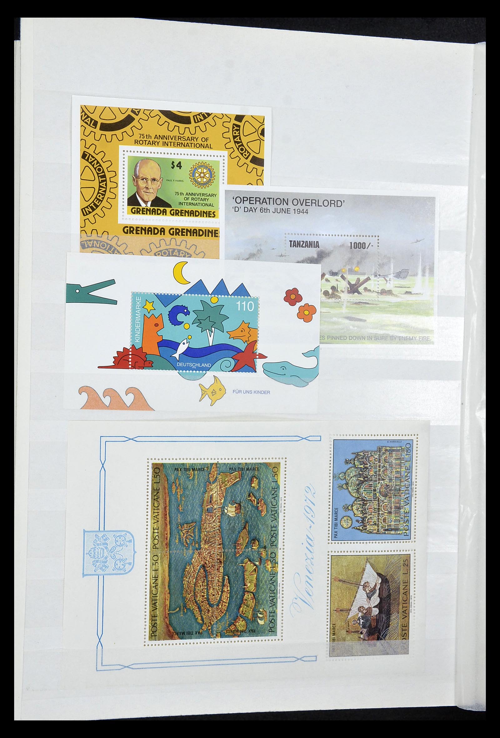 34709 058 - Postzegelverzameling 34709 Wereld blokken 1938-2017!