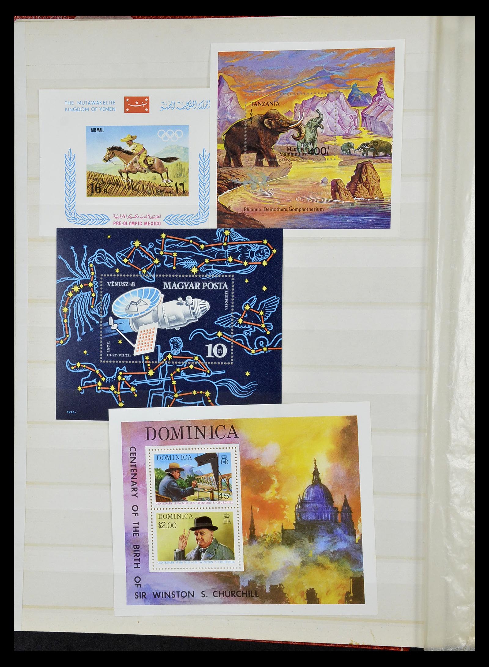 34709 068 - Postzegelverzameling 34709 Wereld blokken 1938-2017!