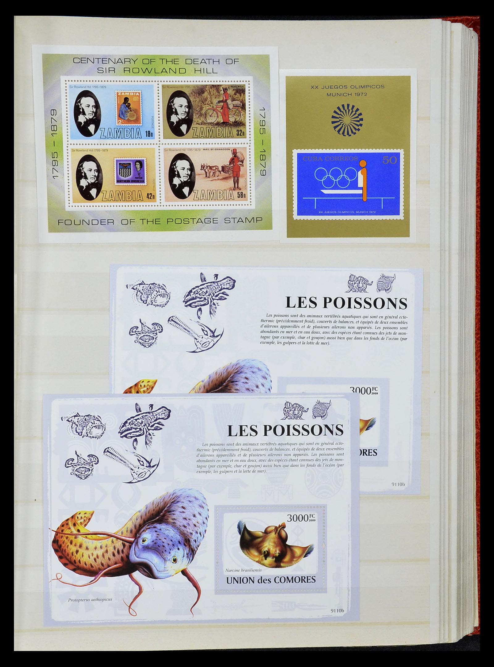 34709 071 - Postzegelverzameling 34709 Wereld blokken 1938-2017!