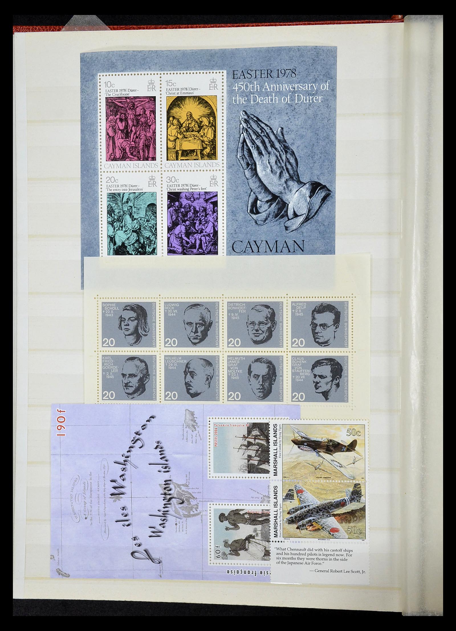 34709 073 - Postzegelverzameling 34709 Wereld blokken 1938-2017!