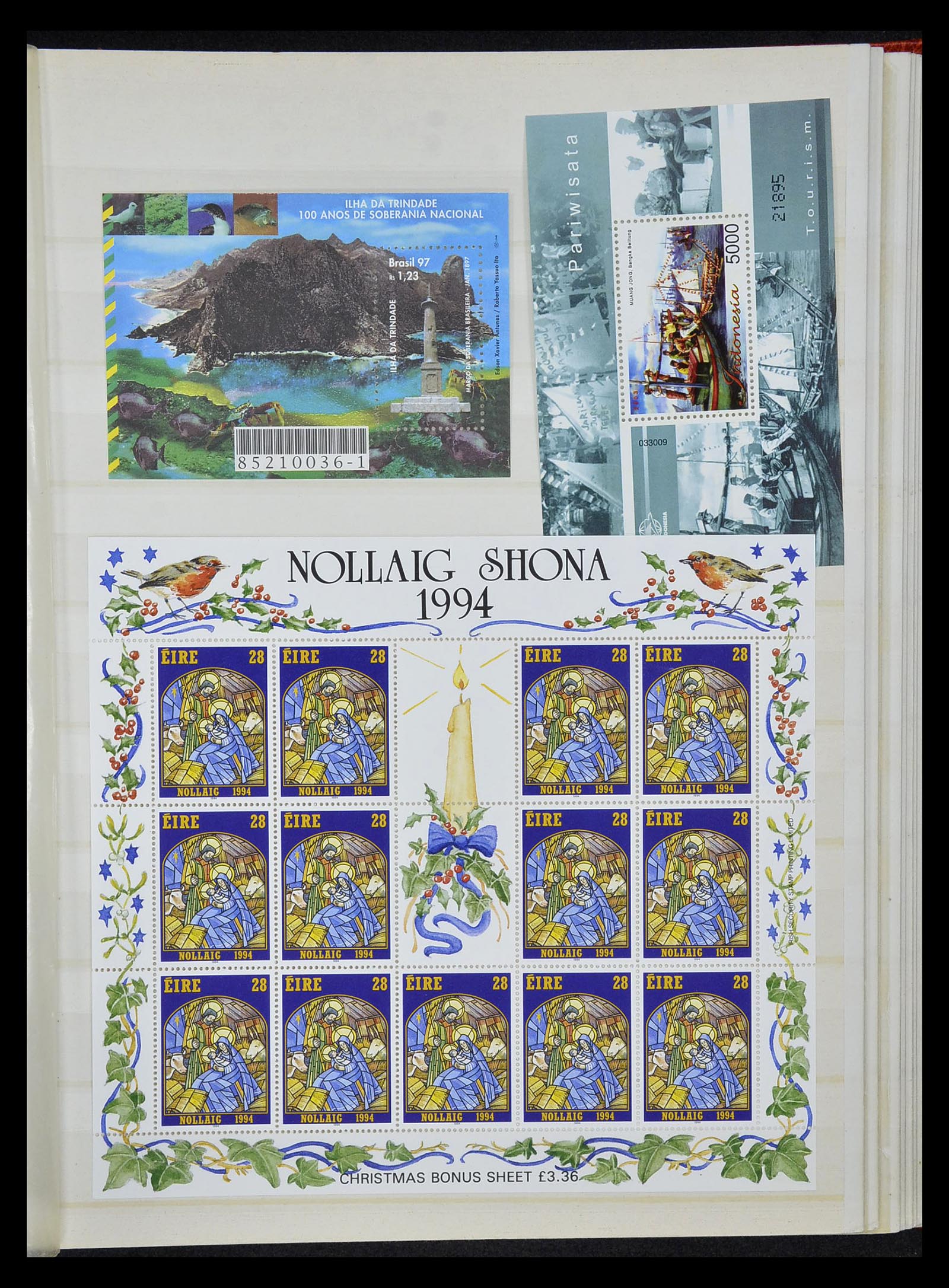 34709 082 - Stamp Collection 34709 World souvenir sheets 1938-2017!