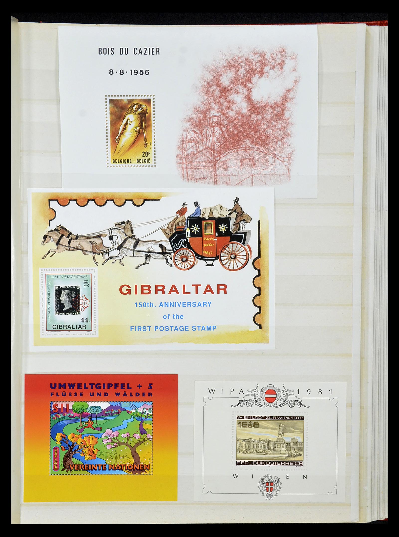 34709 085 - Stamp Collection 34709 World souvenir sheets 1938-2017!