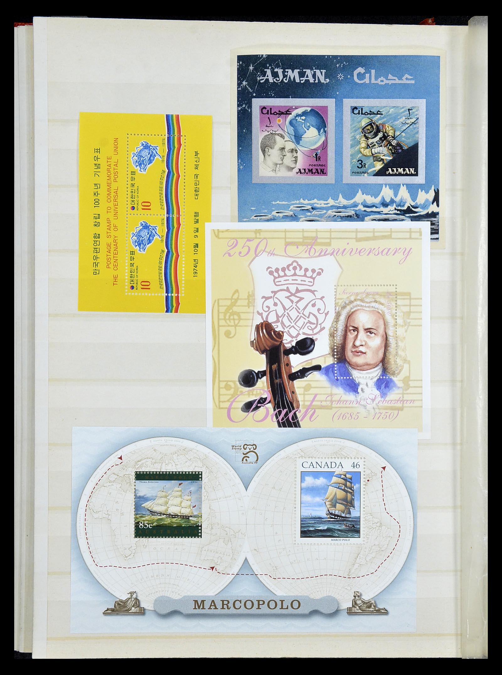34709 088 - Postzegelverzameling 34709 Wereld blokken 1938-2017!