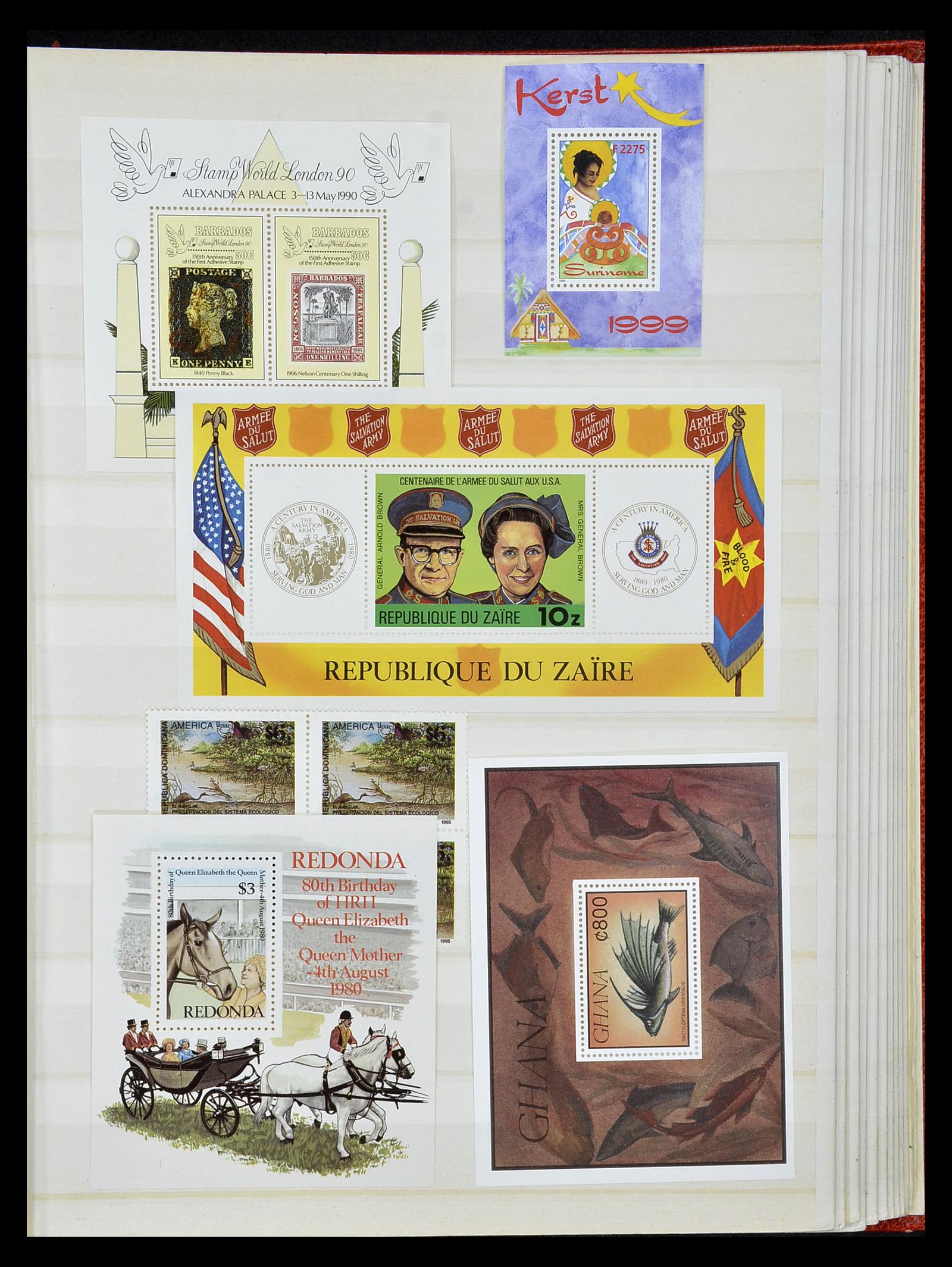 34709 090 - Postzegelverzameling 34709 Wereld blokken 1938-2017!