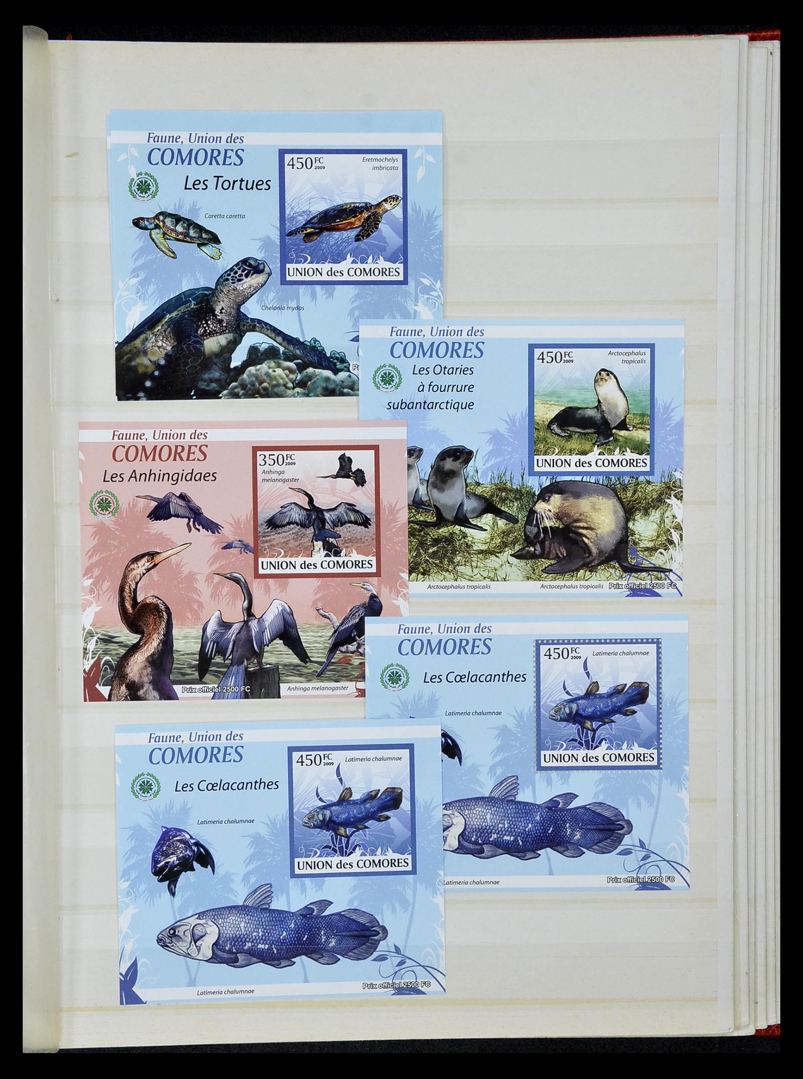 34709 093 - Postzegelverzameling 34709 Wereld blokken 1938-2017!