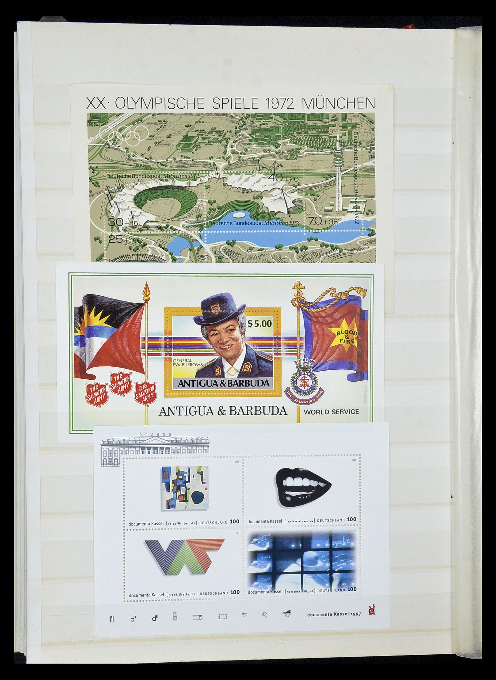34709 094 - Stamp Collection 34709 World souvenir sheets 1938-2017!