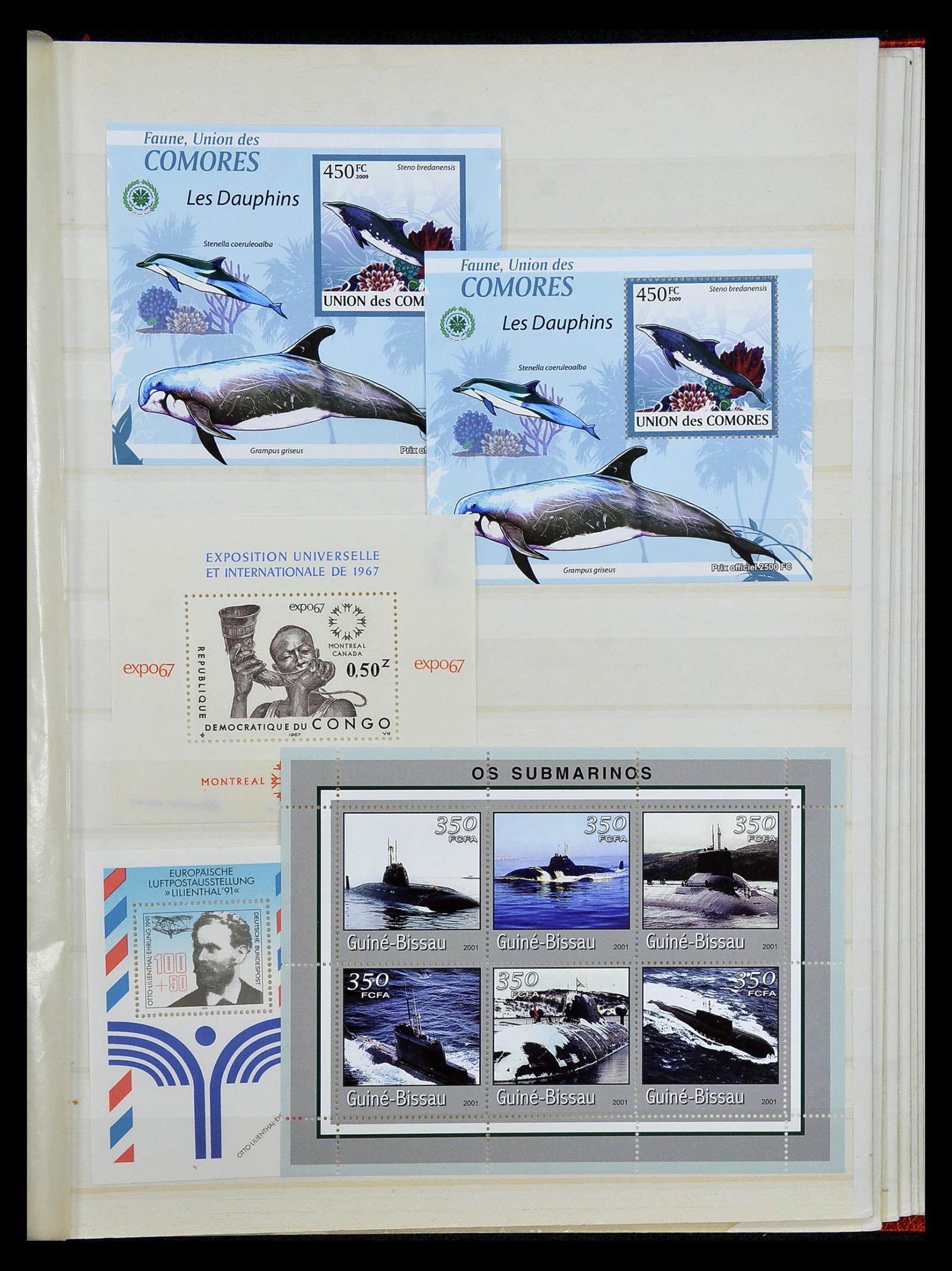 34709 095 - Stamp Collection 34709 World souvenir sheets 1938-2017!