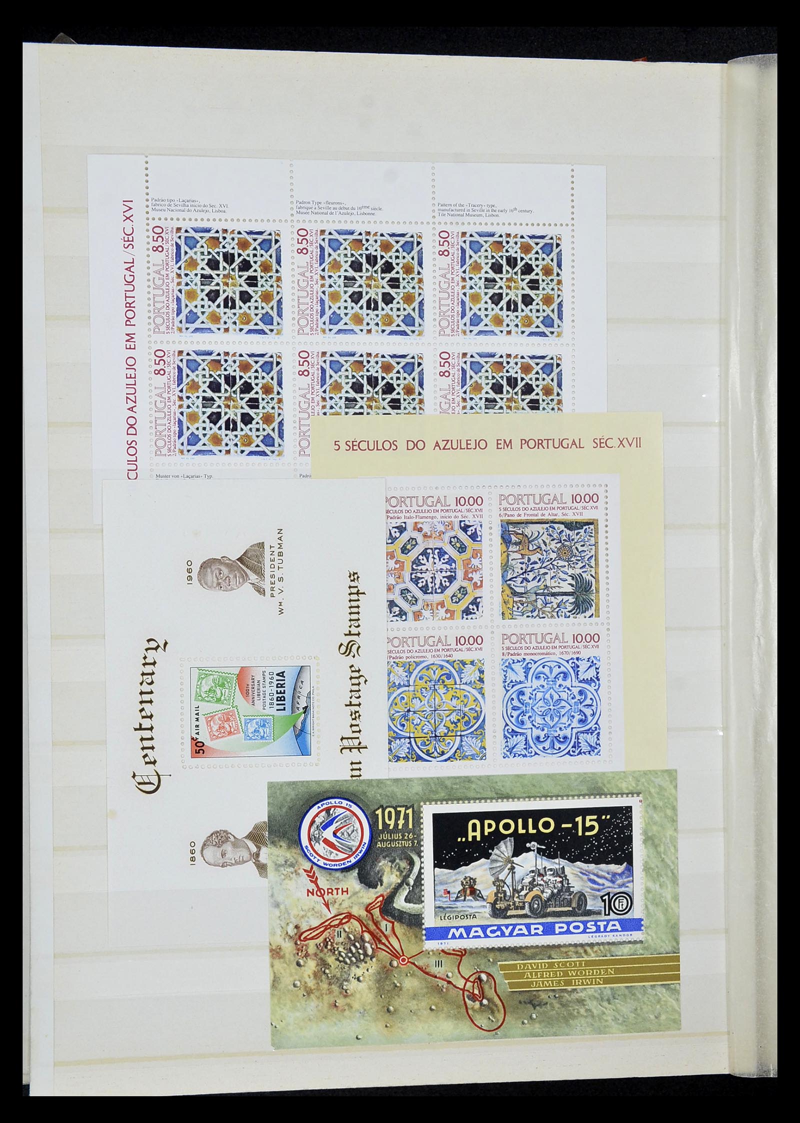 34709 100 - Postzegelverzameling 34709 Wereld blokken 1938-2017!
