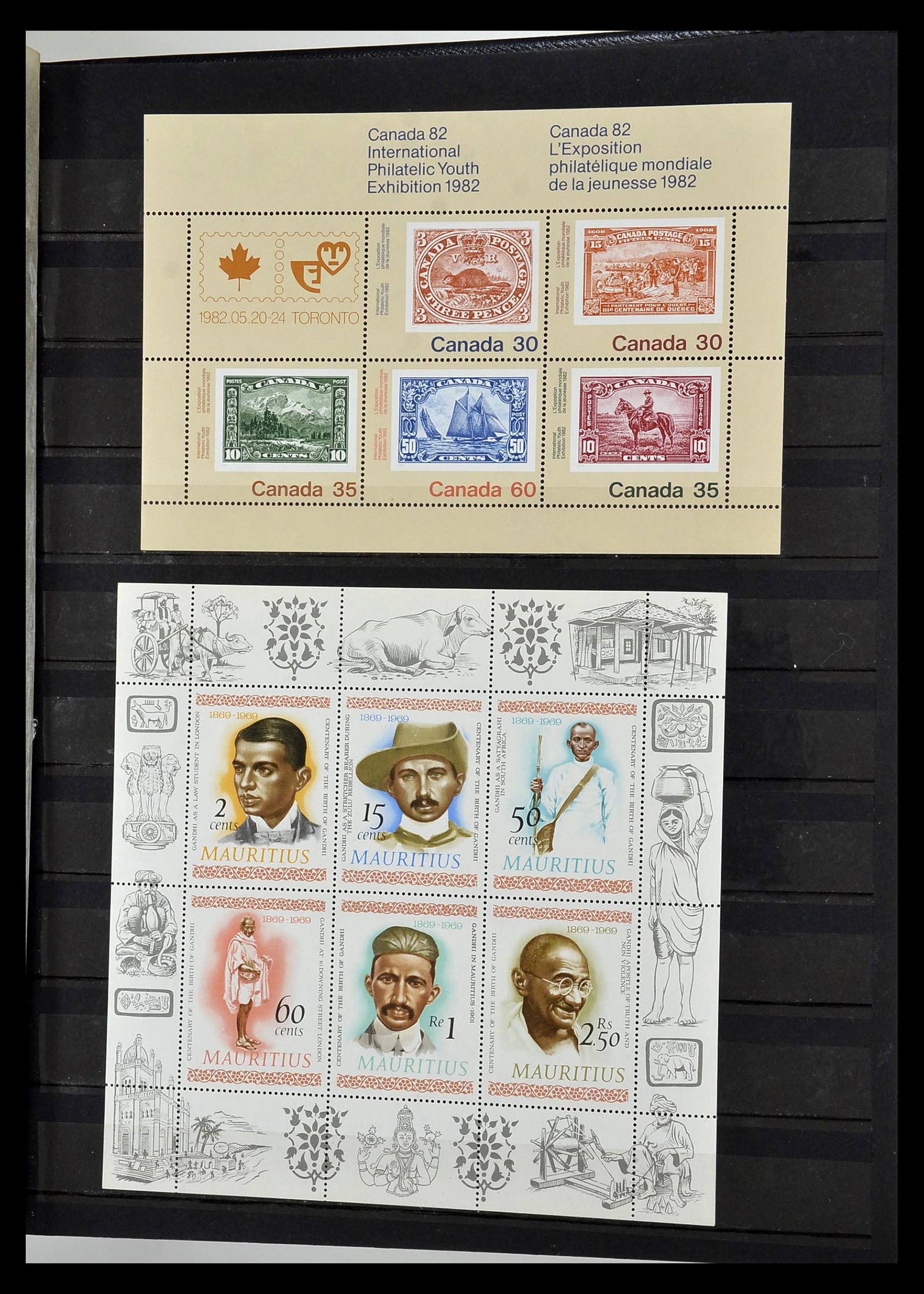 34709 703 - Postzegelverzameling 34709 Wereld blokken 1938-2017!