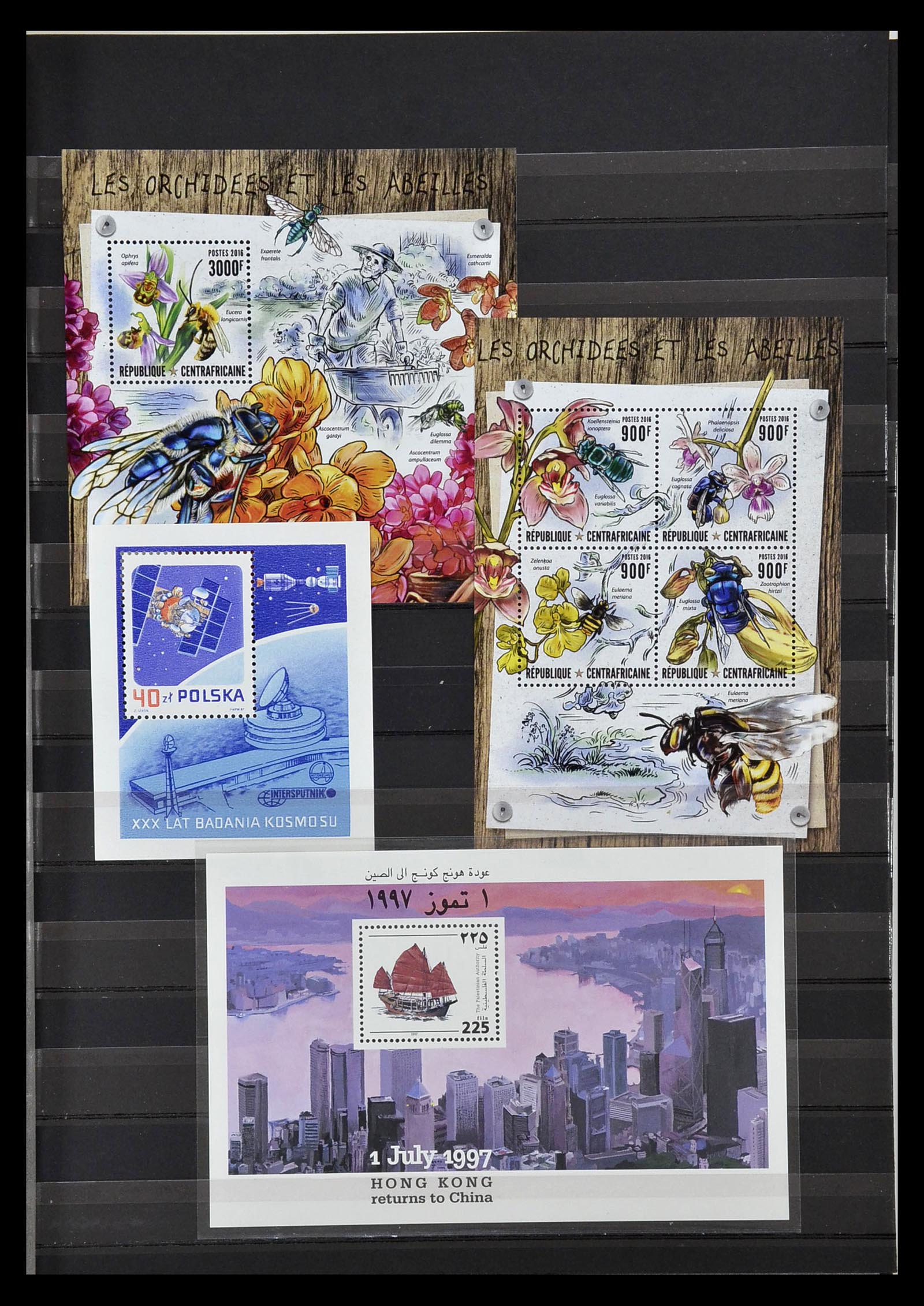34709 706 - Postzegelverzameling 34709 Wereld blokken 1938-2017!