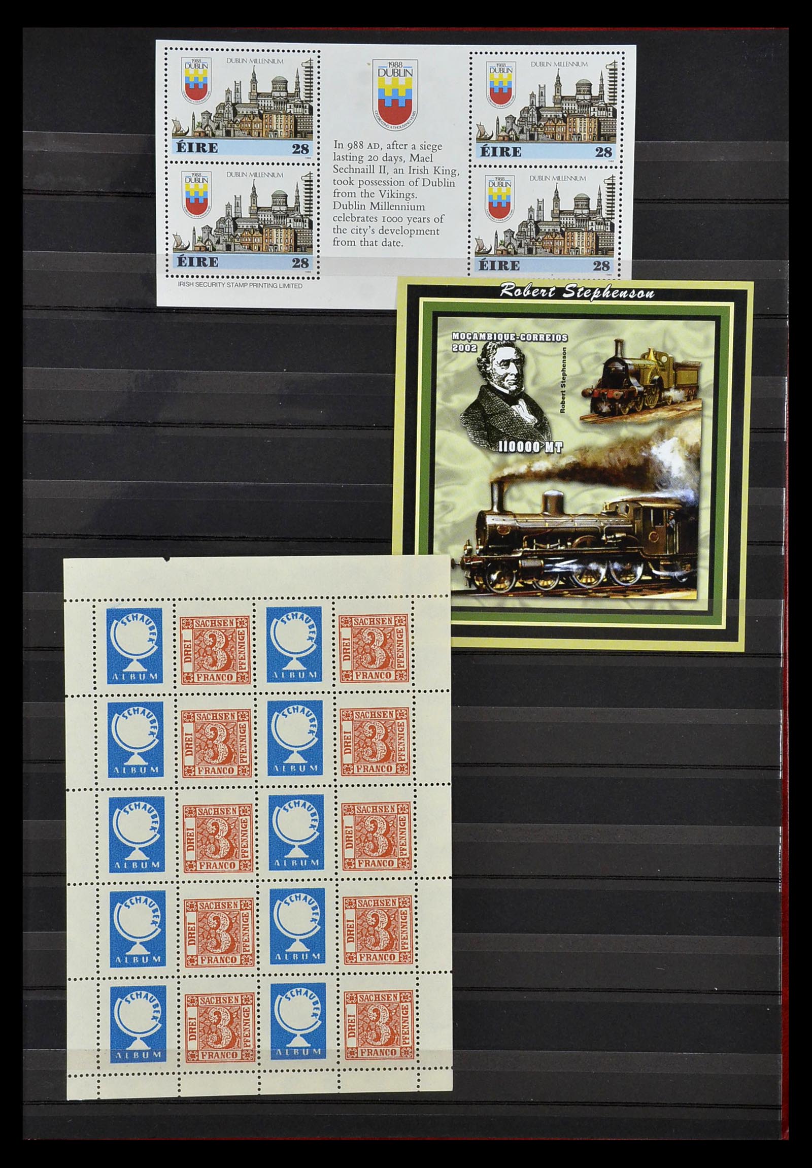 34709 722 - Stamp Collection 34709 World souvenir sheets 1938-2017!