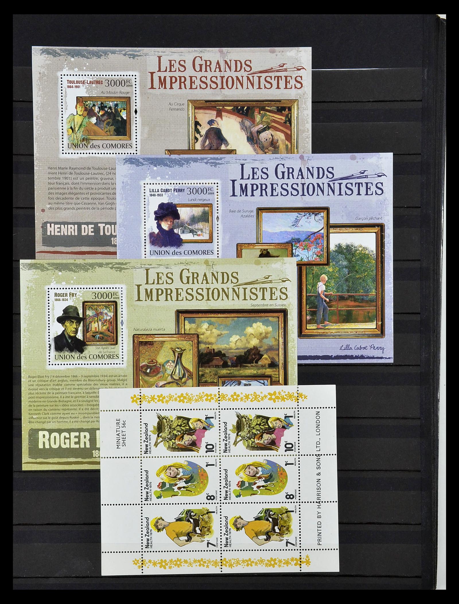 34709 749 - Stamp Collection 34709 World souvenir sheets 1938-2017!
