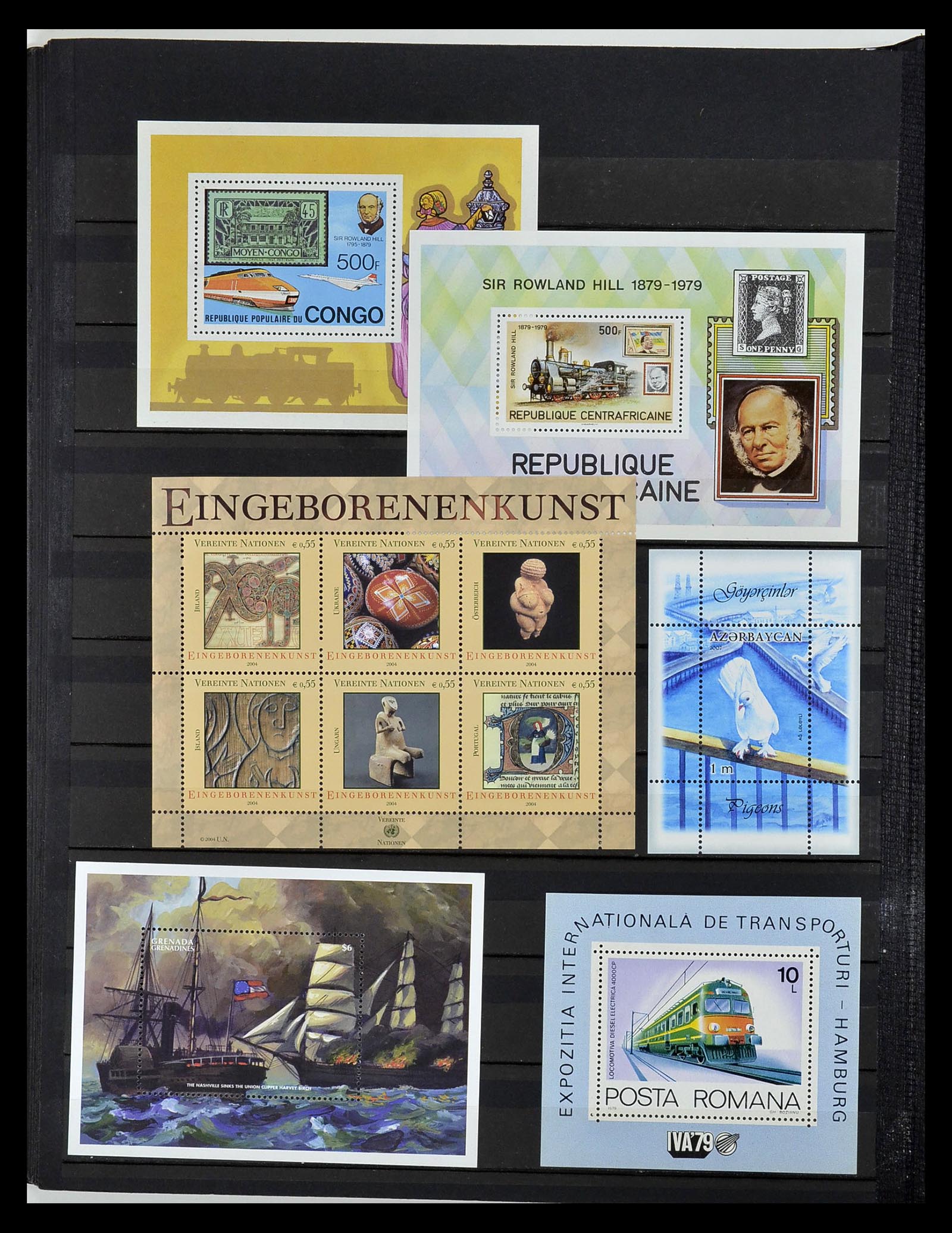 34709 752 - Postzegelverzameling 34709 Wereld blokken 1938-2017!