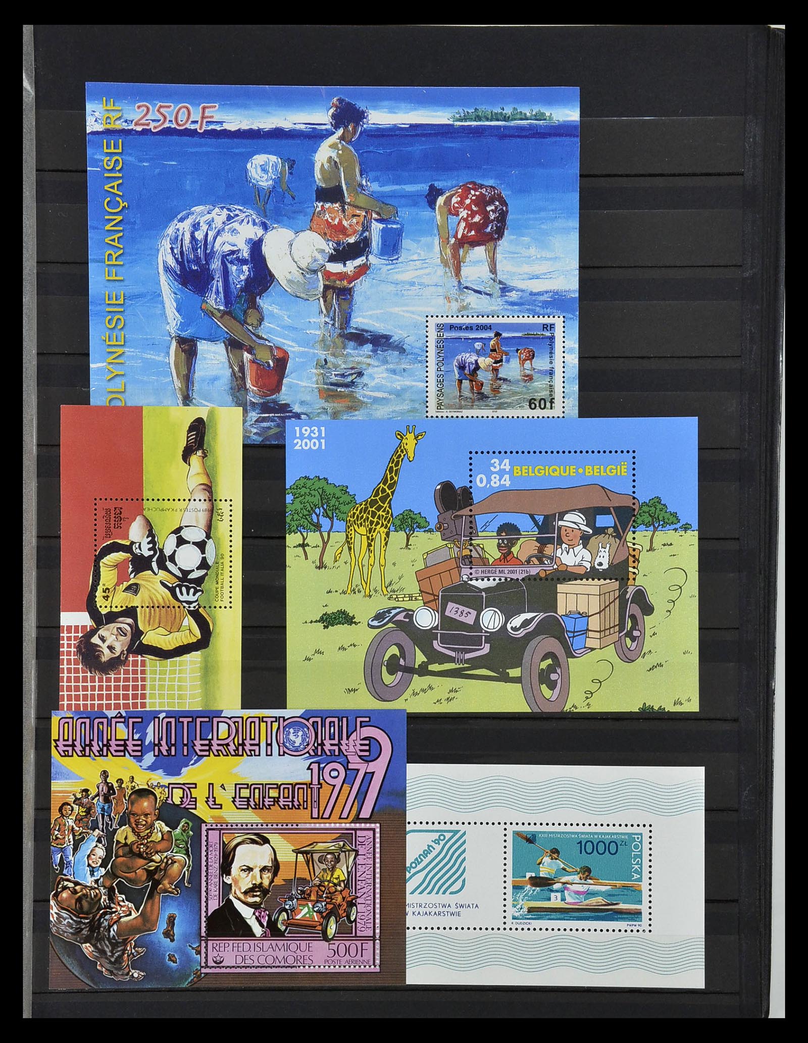 34709 754 - Postzegelverzameling 34709 Wereld blokken 1938-2017!