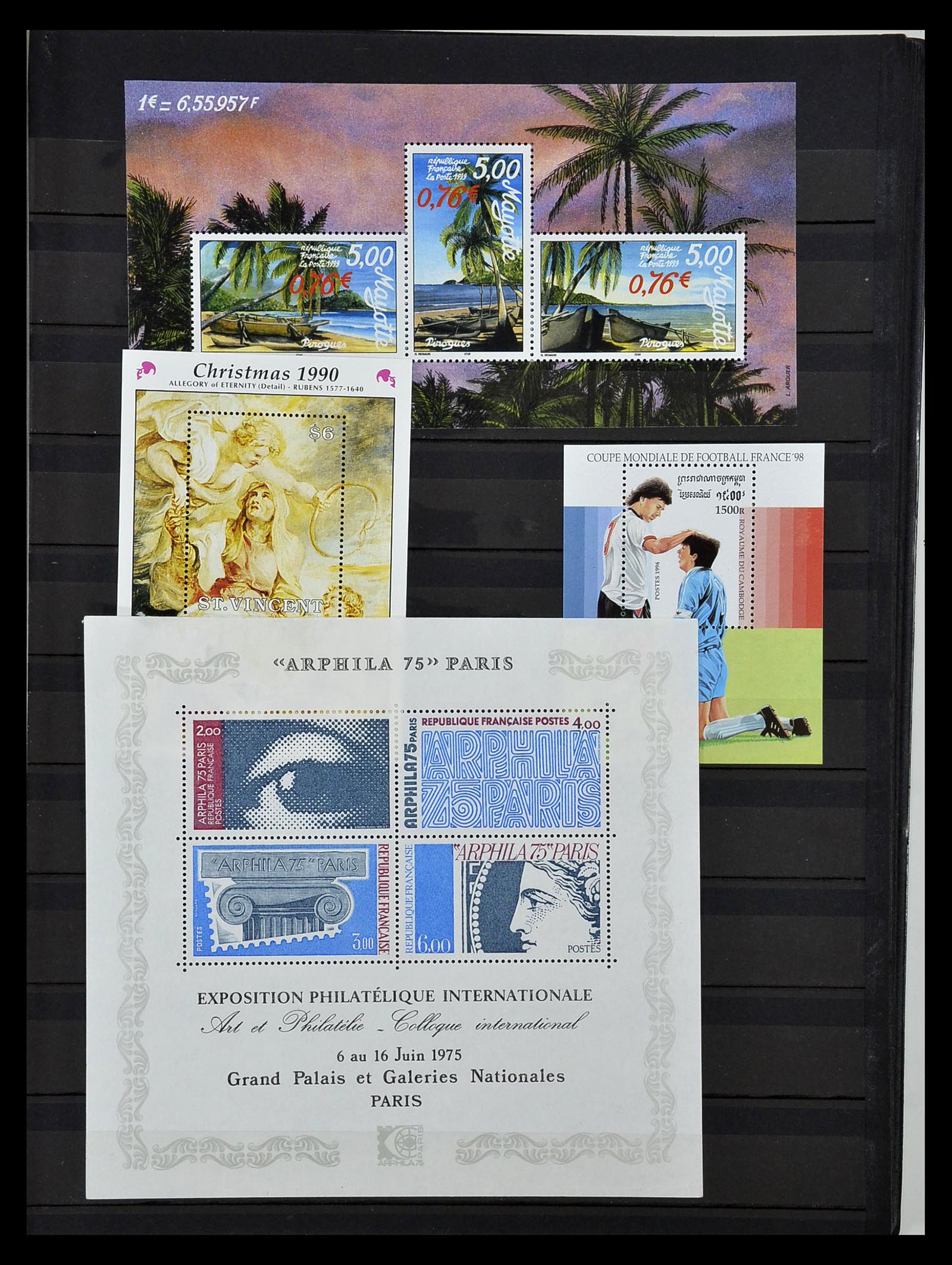34709 757 - Postzegelverzameling 34709 Wereld blokken 1938-2017!