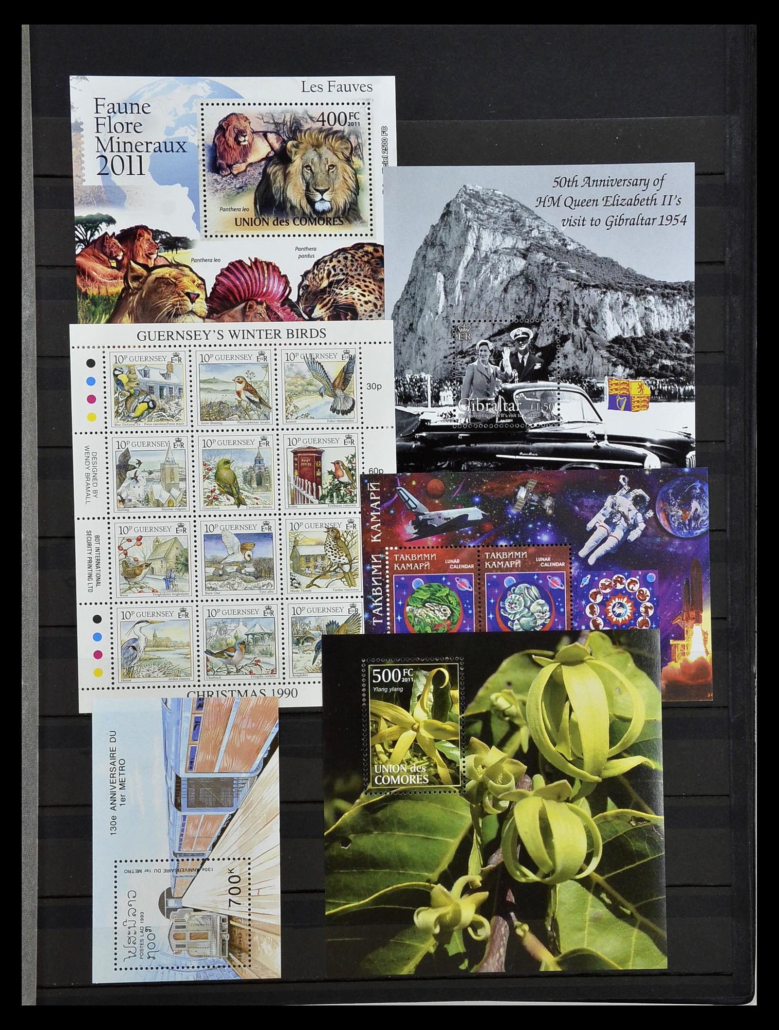 34709 761 - Stamp Collection 34709 World souvenir sheets 1938-2017!