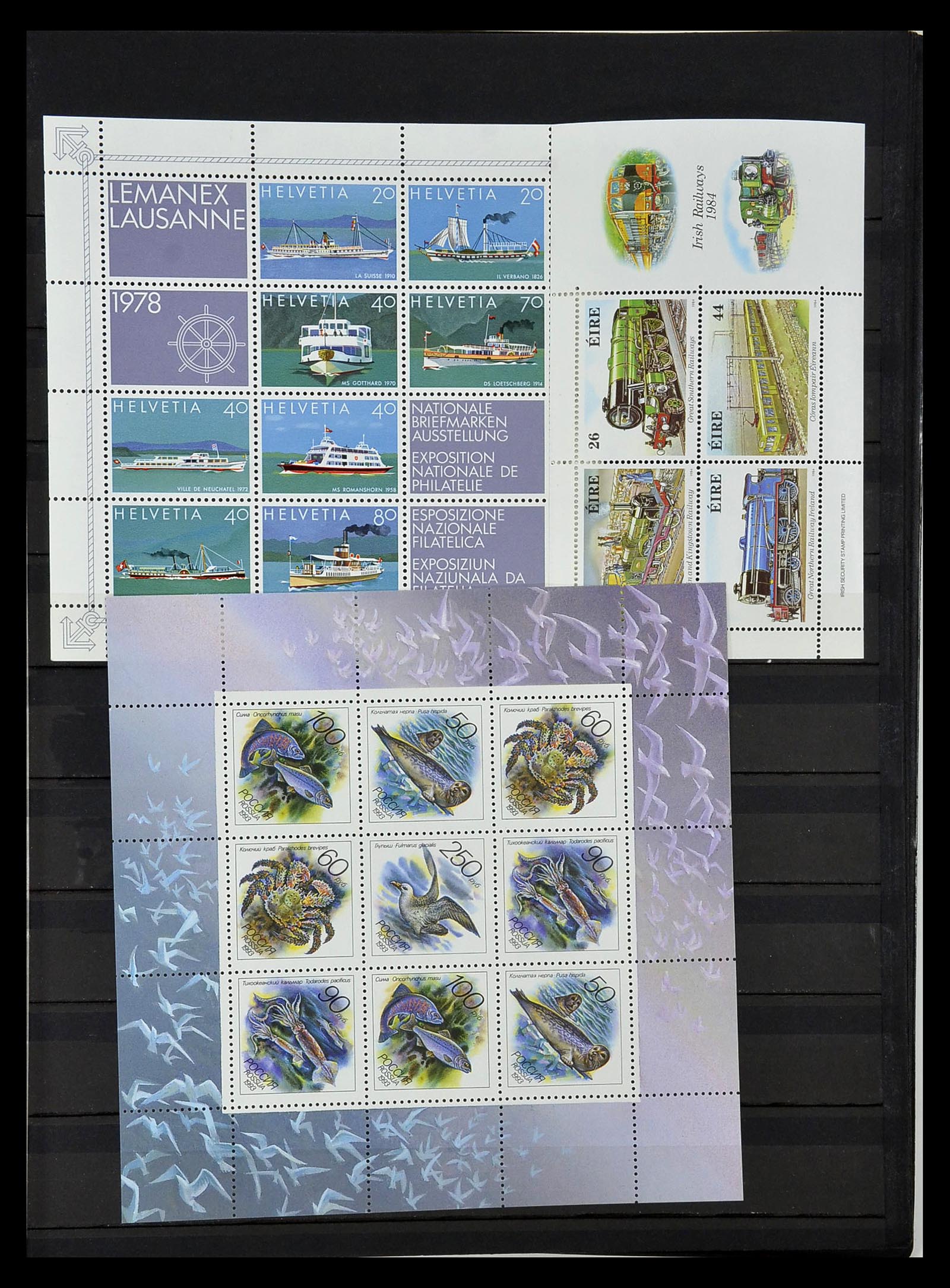 34709 763 - Postzegelverzameling 34709 Wereld blokken 1938-2017!