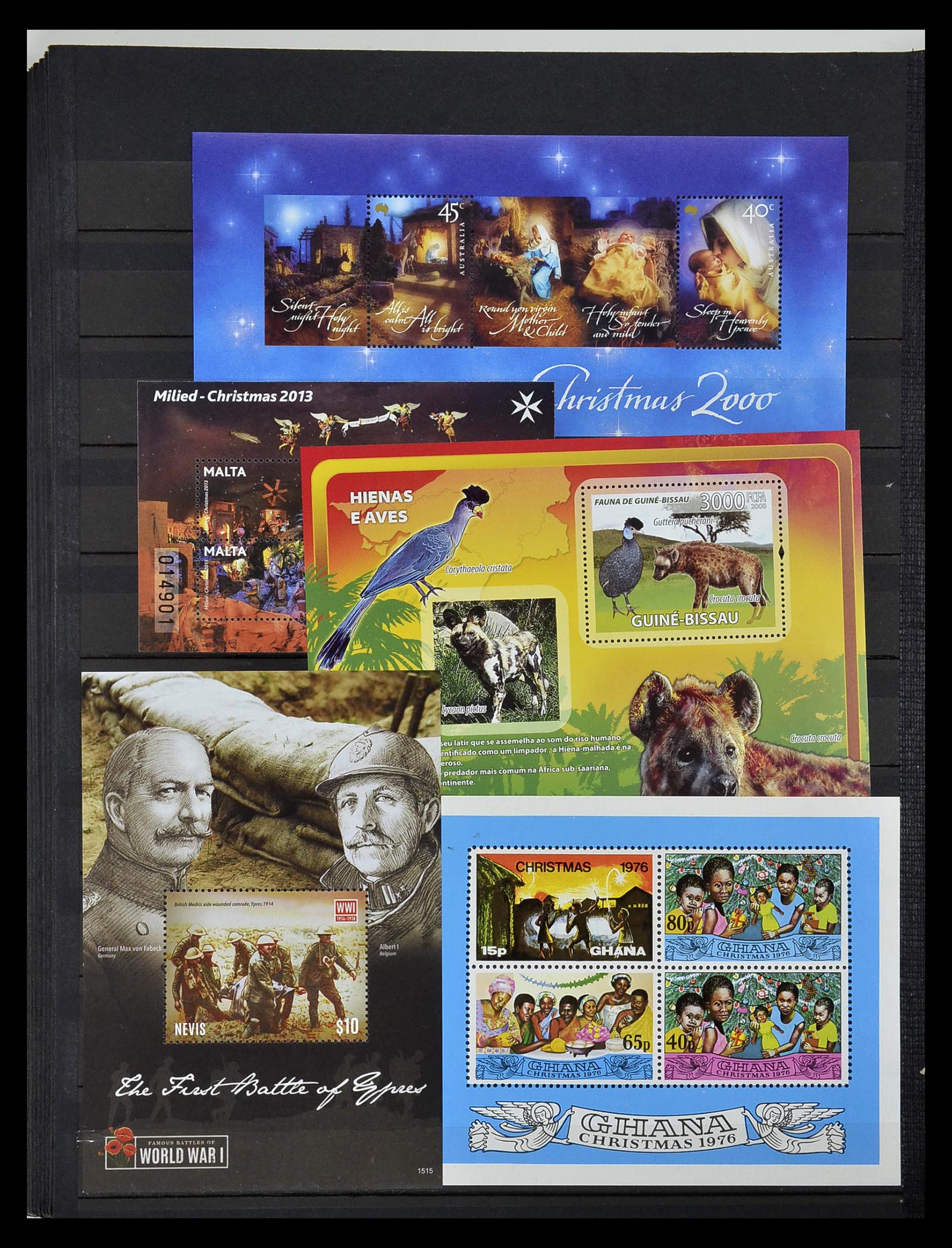 34709 769 - Postzegelverzameling 34709 Wereld blokken 1938-2017!