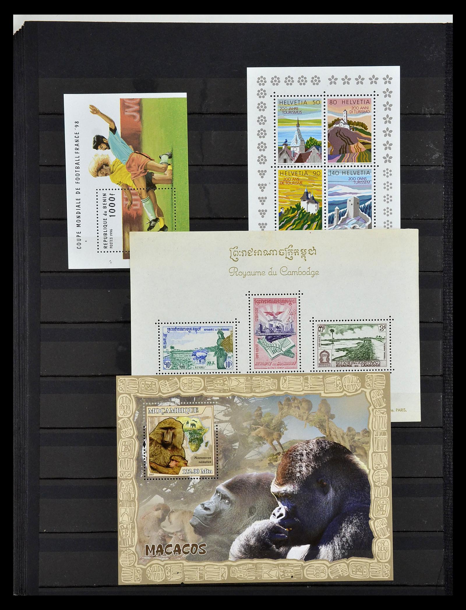 34709 770 - Stamp Collection 34709 World souvenir sheets 1938-2017!