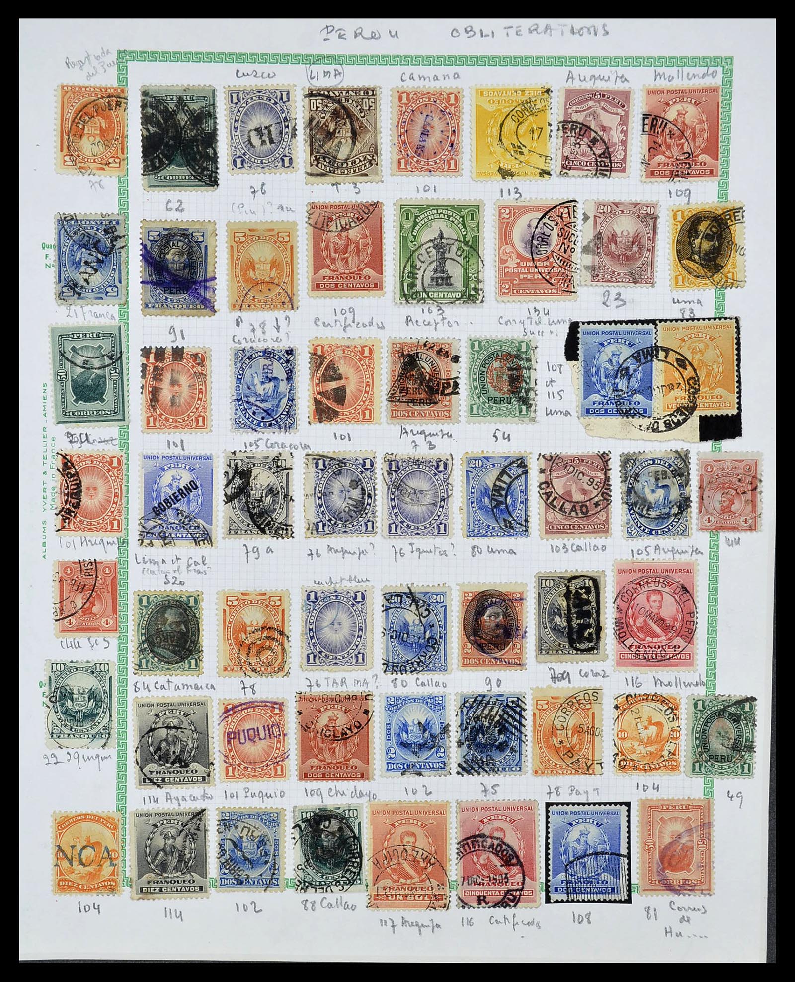 34711 011 - Postzegelverzameling 34711 Peru 1858-1978.