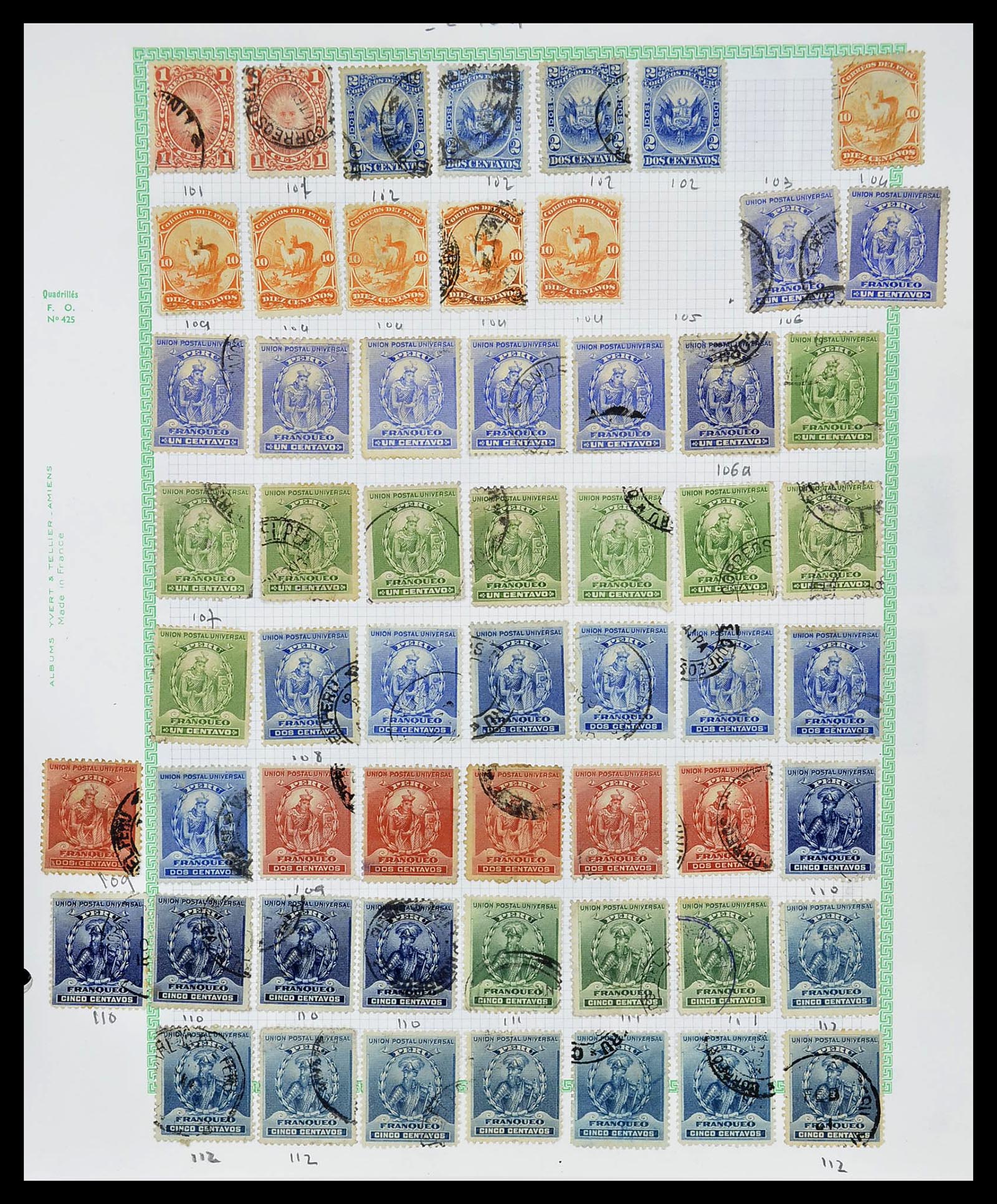 34711 023 - Postzegelverzameling 34711 Peru 1858-1978.