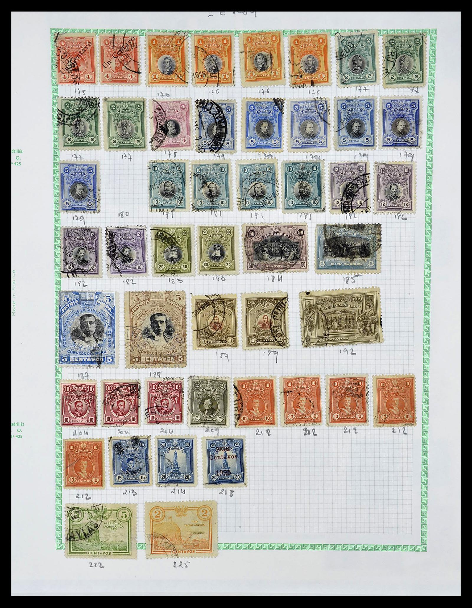34711 028 - Postzegelverzameling 34711 Peru 1858-1978.