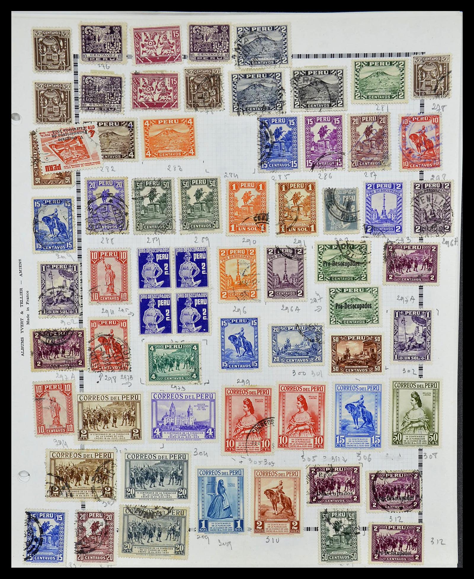 34711 031 - Postzegelverzameling 34711 Peru 1858-1978.