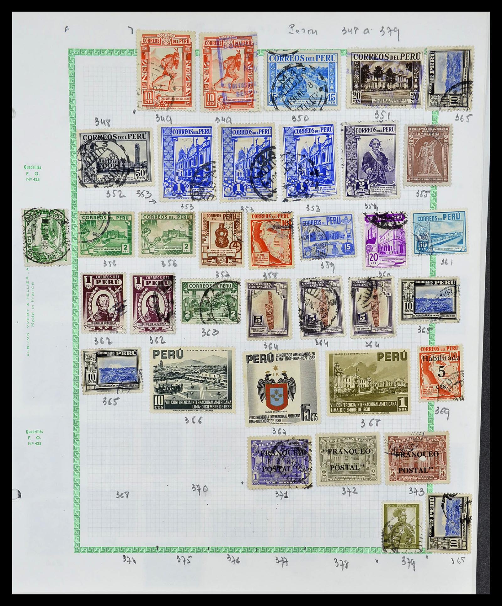 34711 033 - Postzegelverzameling 34711 Peru 1858-1978.