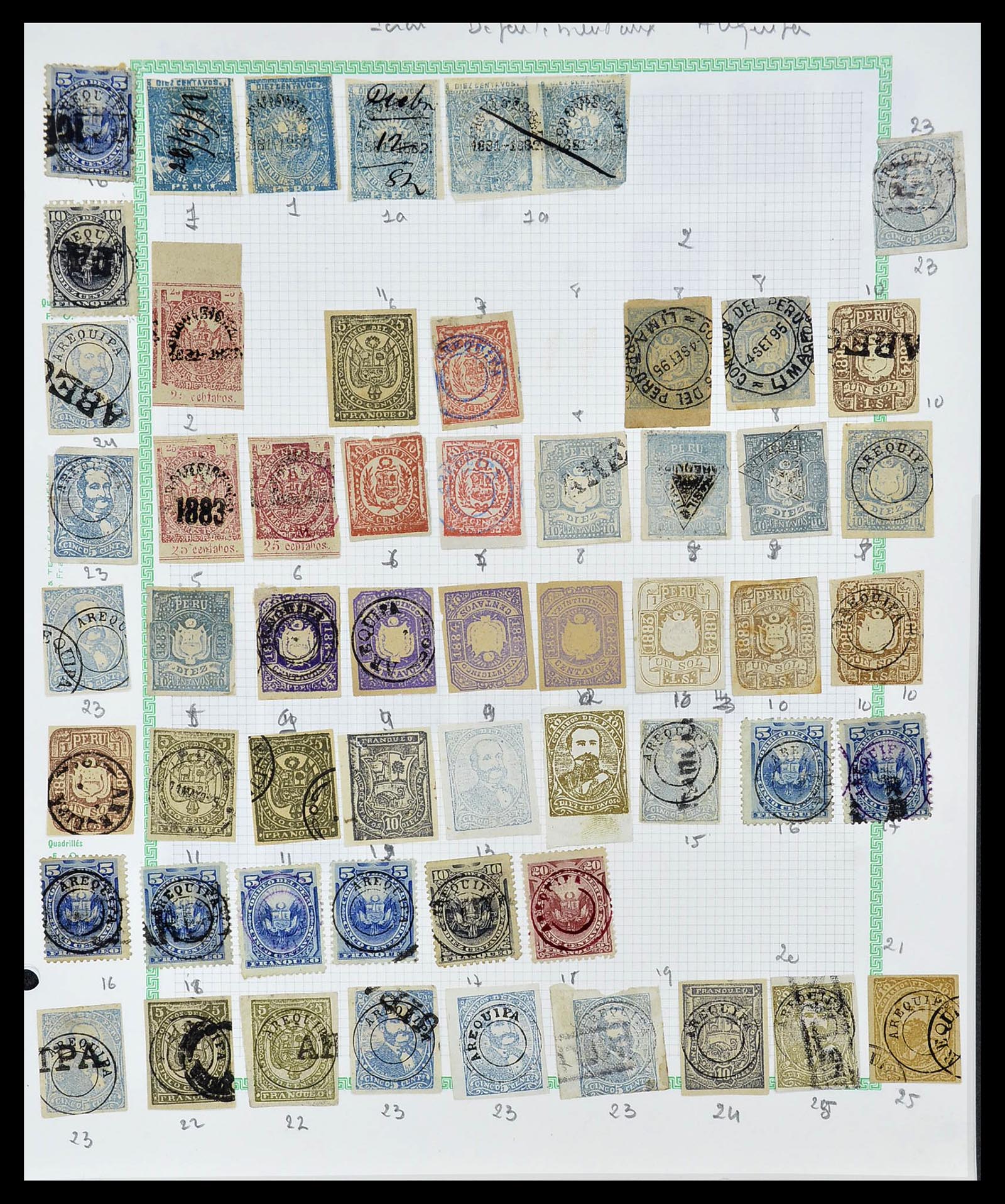 34711 047 - Postzegelverzameling 34711 Peru 1858-1978.