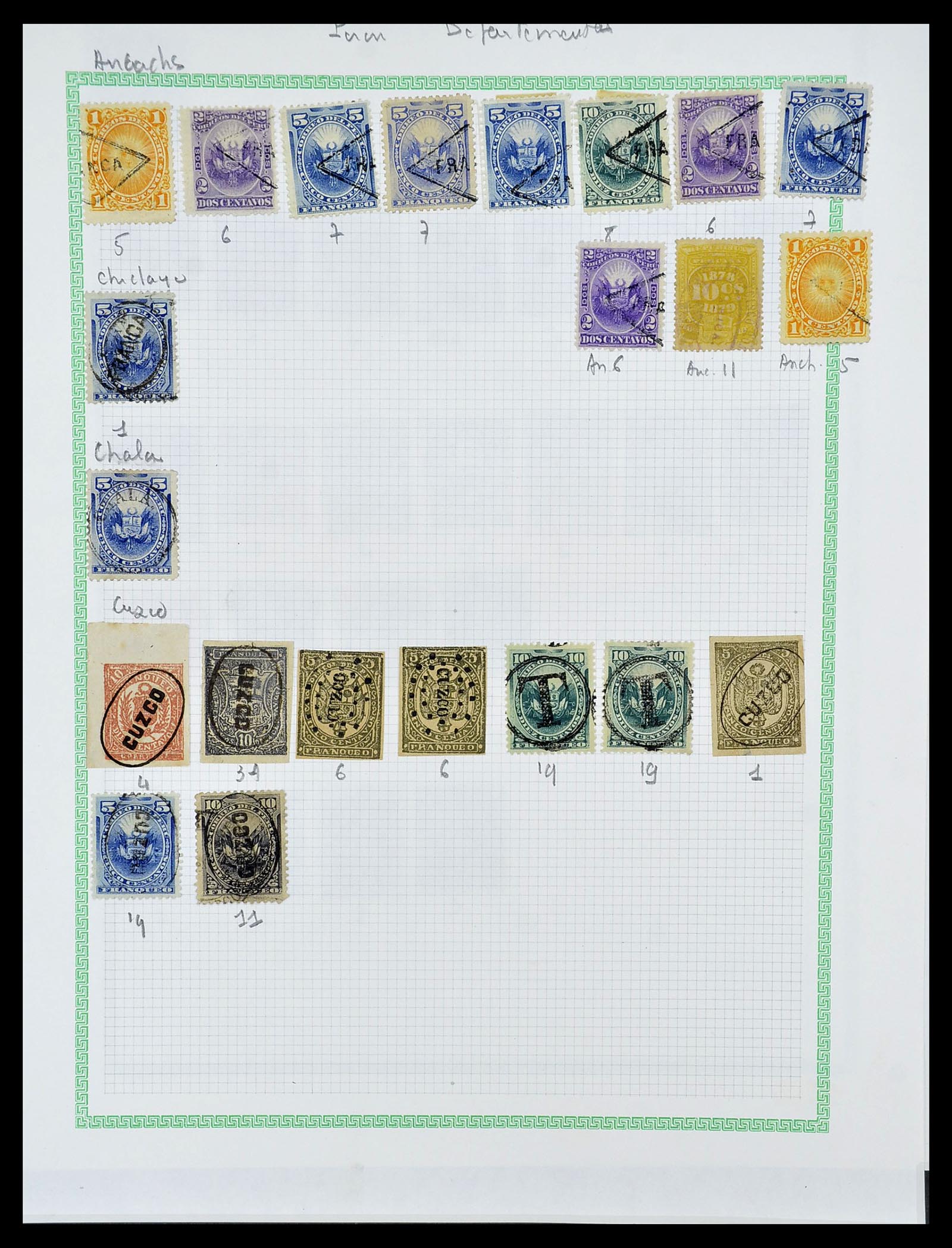 34711 048 - Postzegelverzameling 34711 Peru 1858-1978.