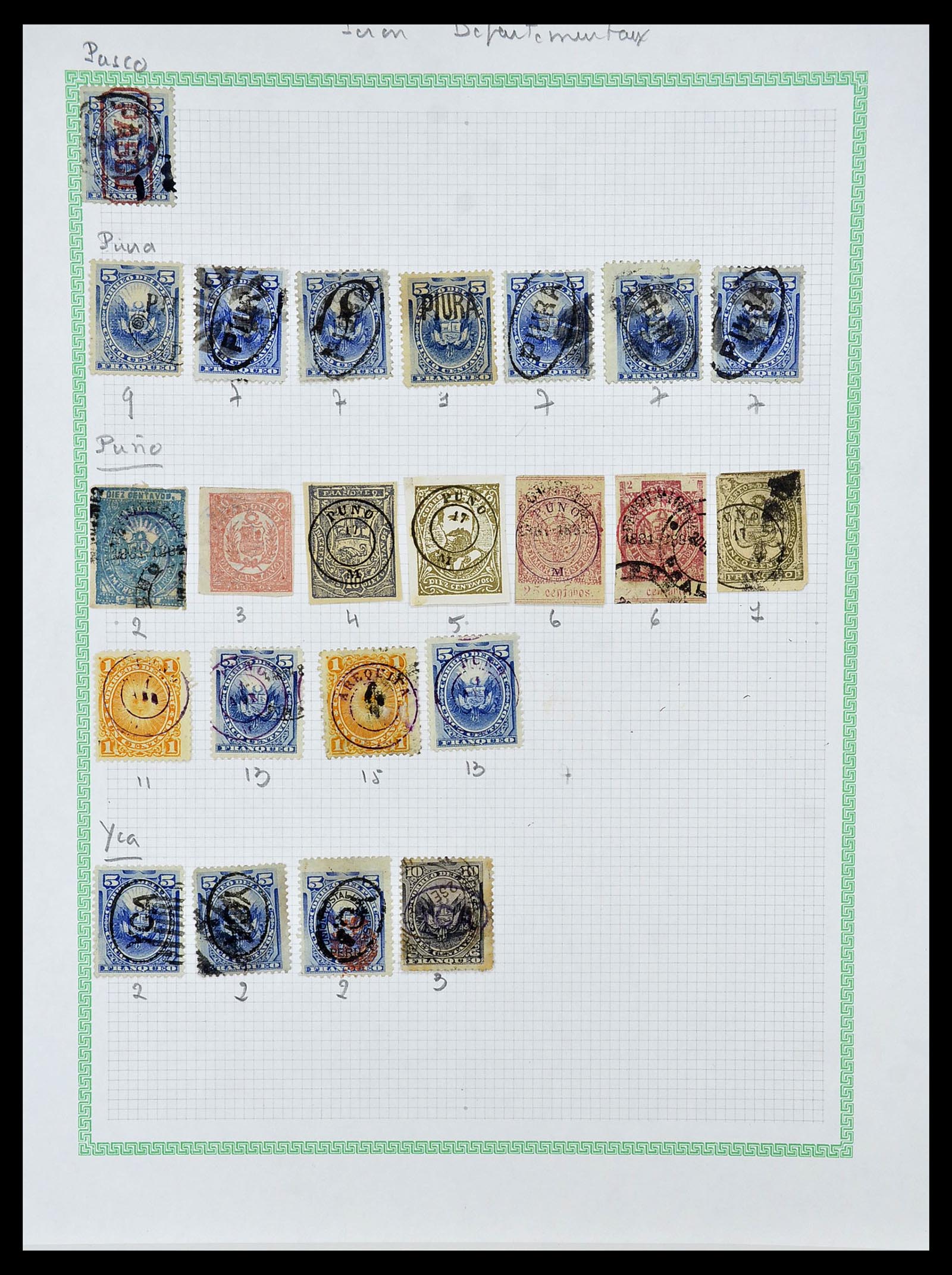 34711 049 - Postzegelverzameling 34711 Peru 1858-1978.