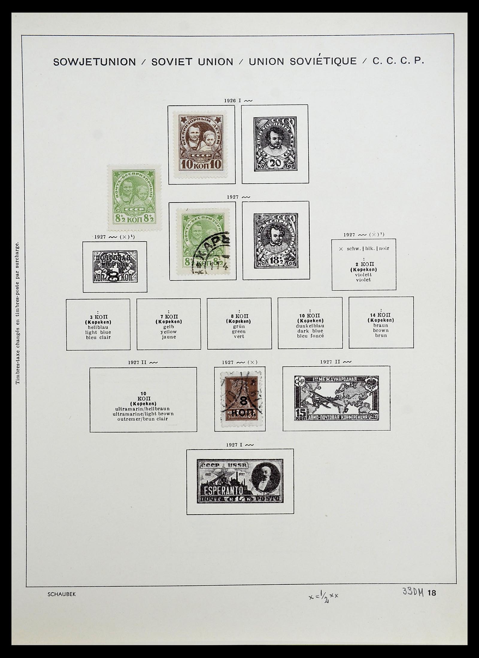 34714 042 - Postzegelverzameling 34714 Rusland 1858-1987.